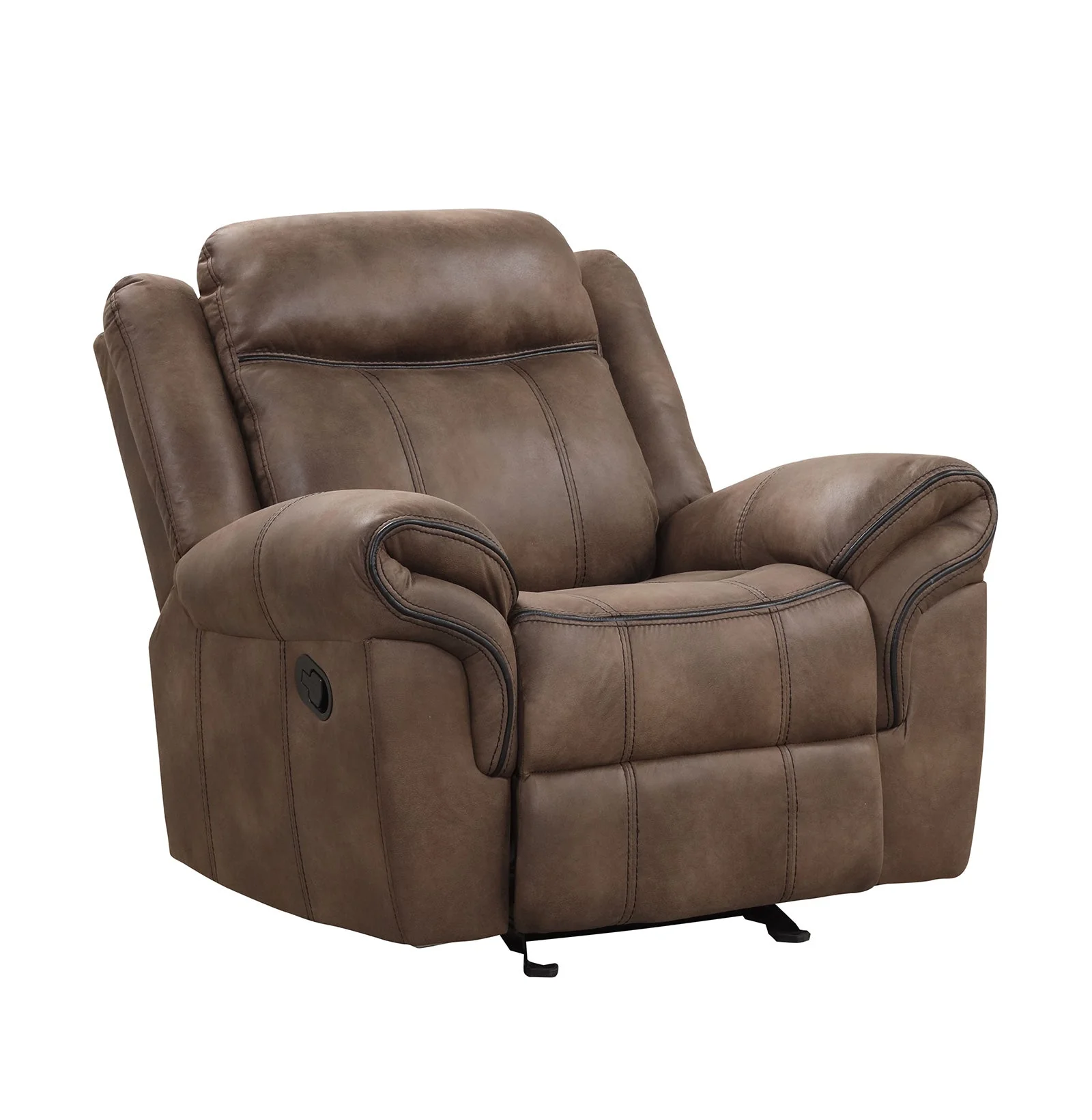 Agata Brown Sofa & Loveseat & Chair - Image 3