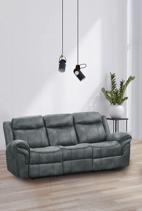 Agata Dark Gray 2 Pc. Living Room Set - Image 2