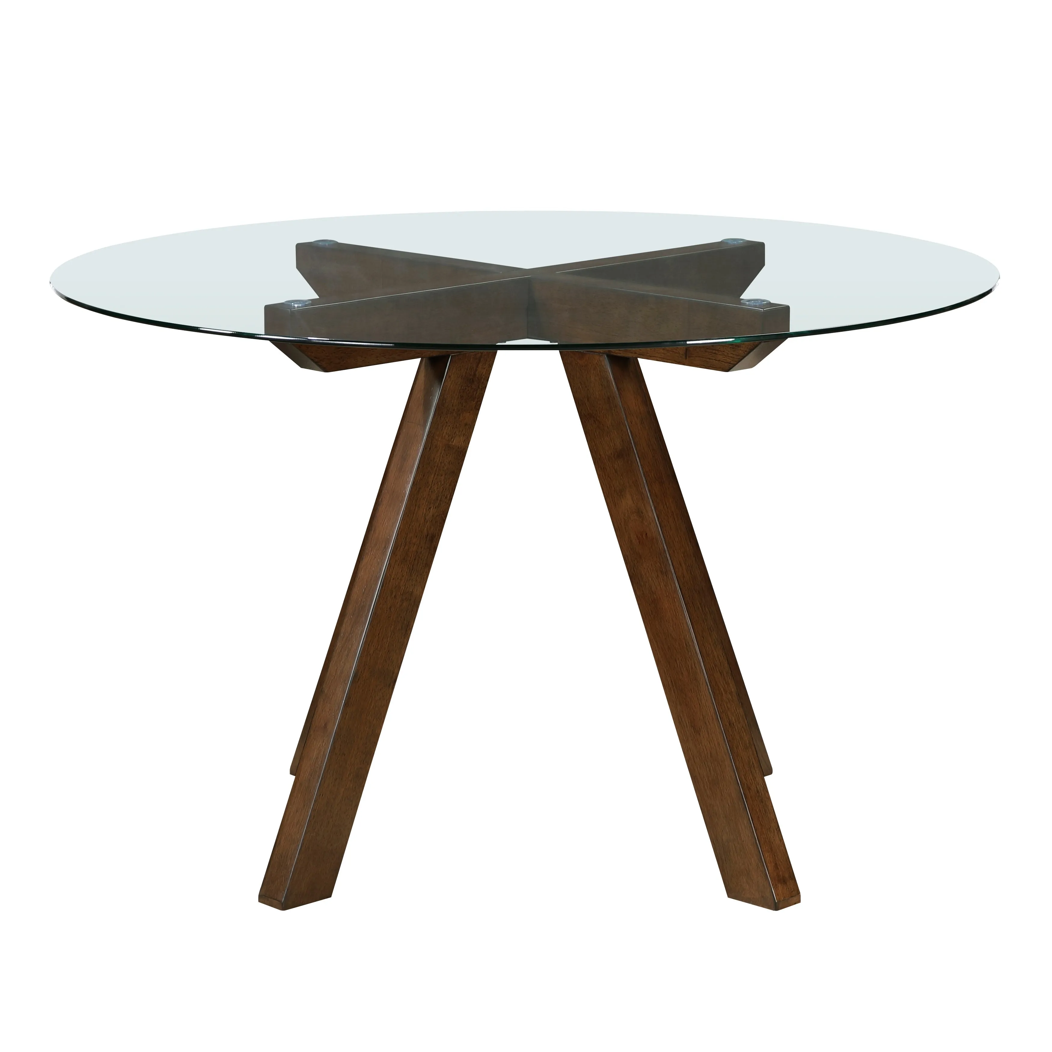 Aiden Mustard/Brown 5-Piece Dining Room Set - Image 2