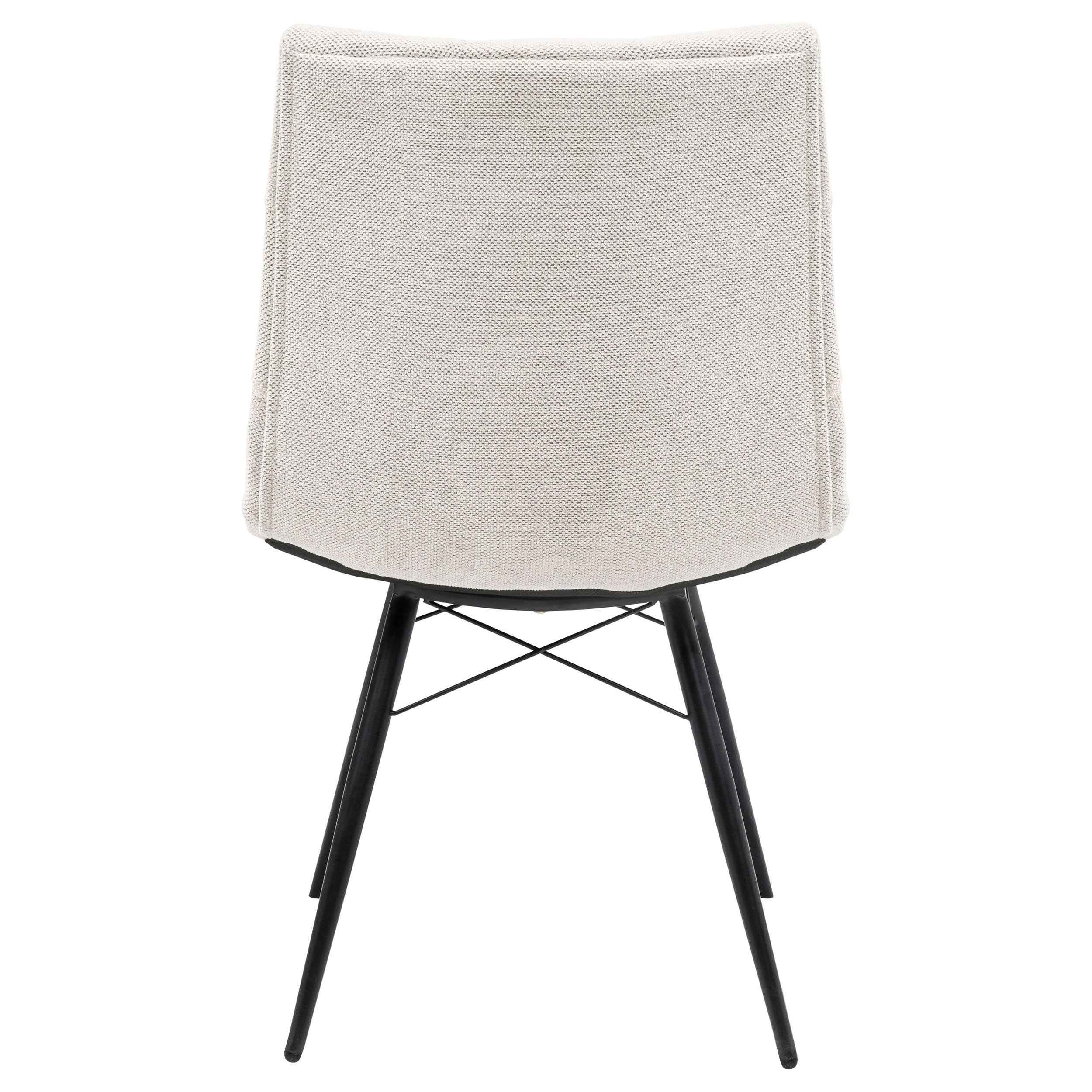 Aiken Saddle/Stone White Fabric Upholstered Dining Side Chair (Set of 4) - Image 8