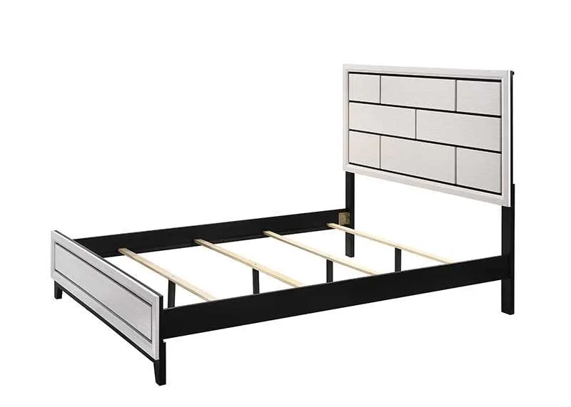 Akerson Chalk Full Panel Bed - Image 3
