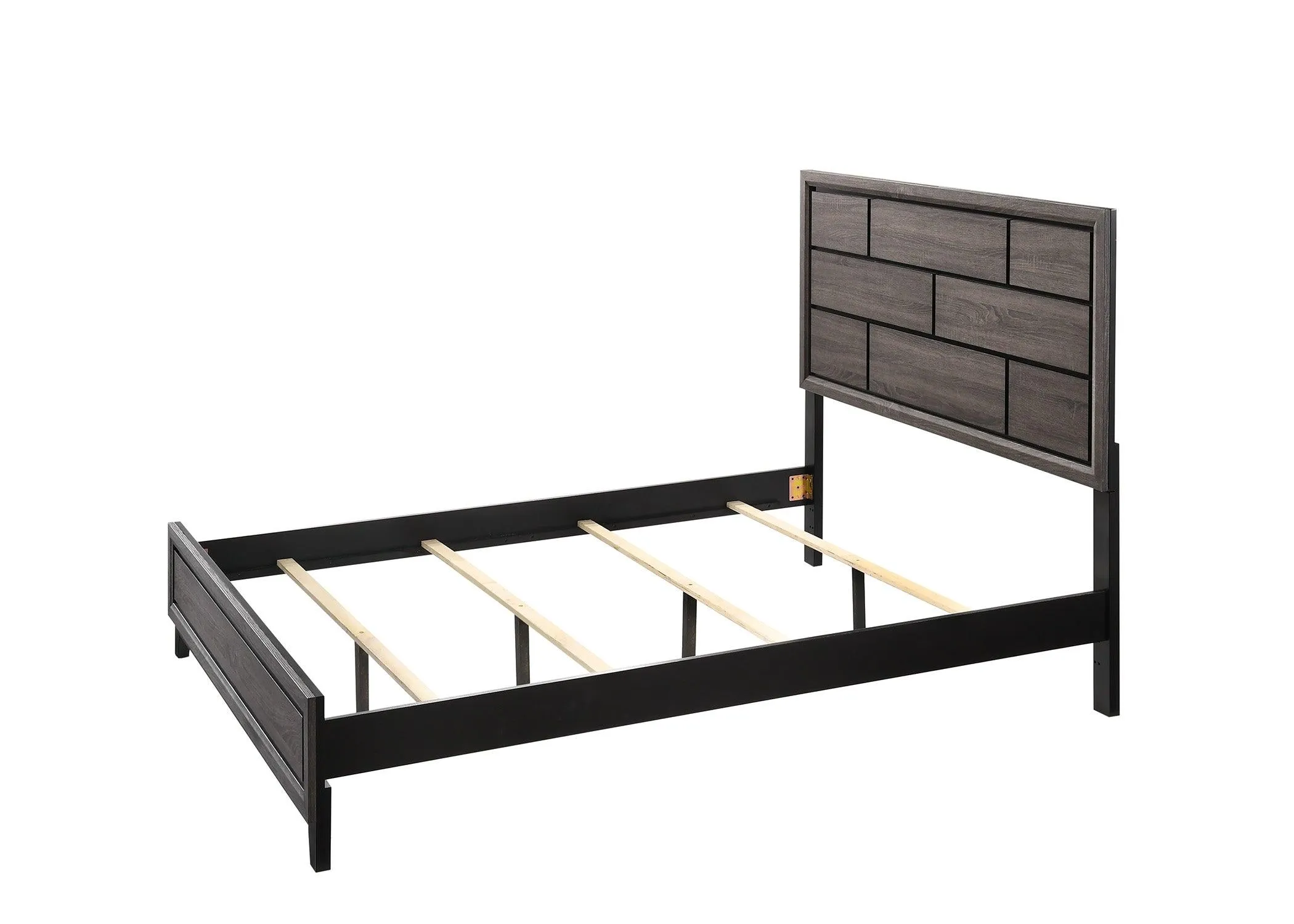 Akerson Gray Full Panel Bed - Image 3