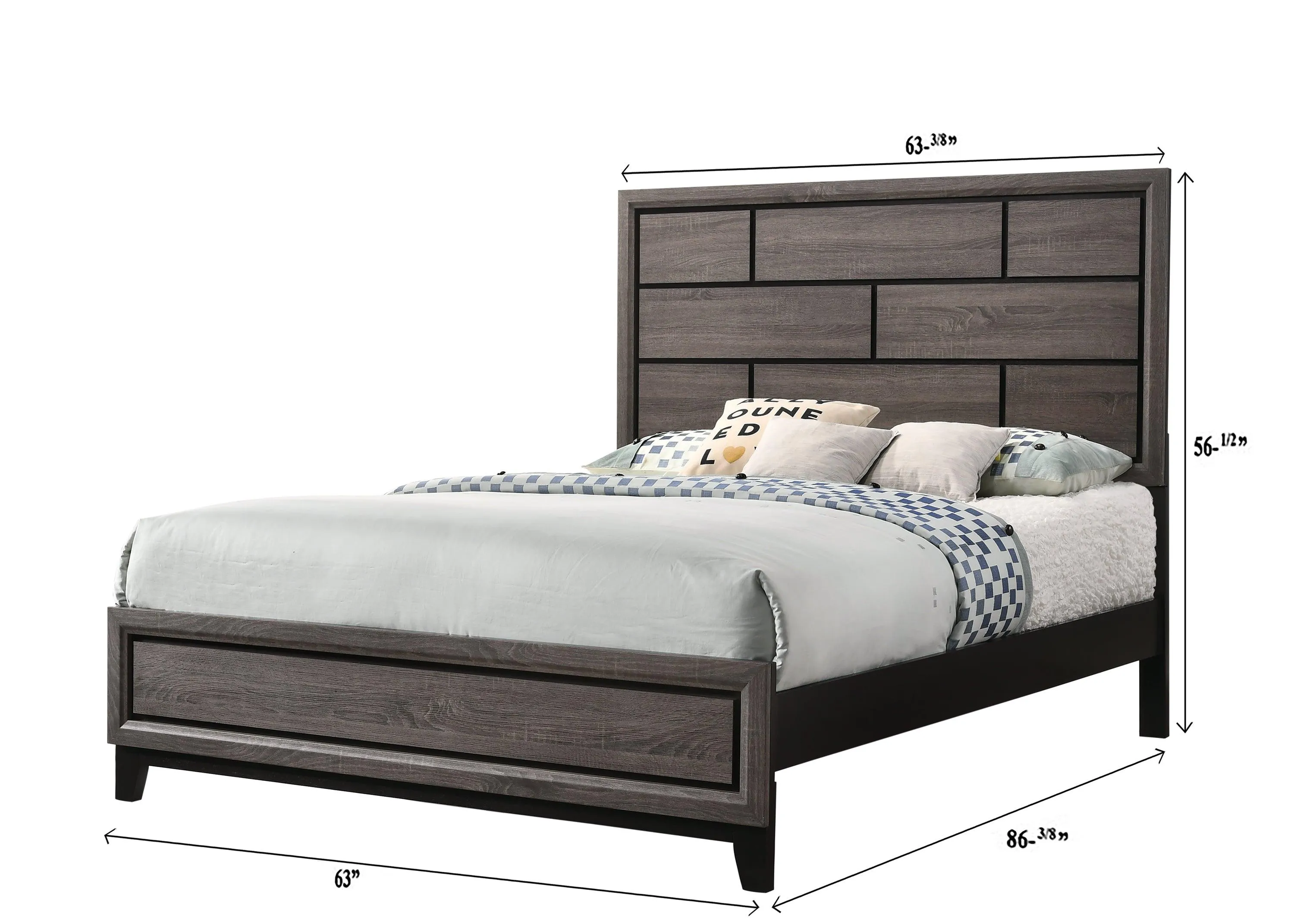 Akerson Gray Panel Bedroom Set - Image 21
