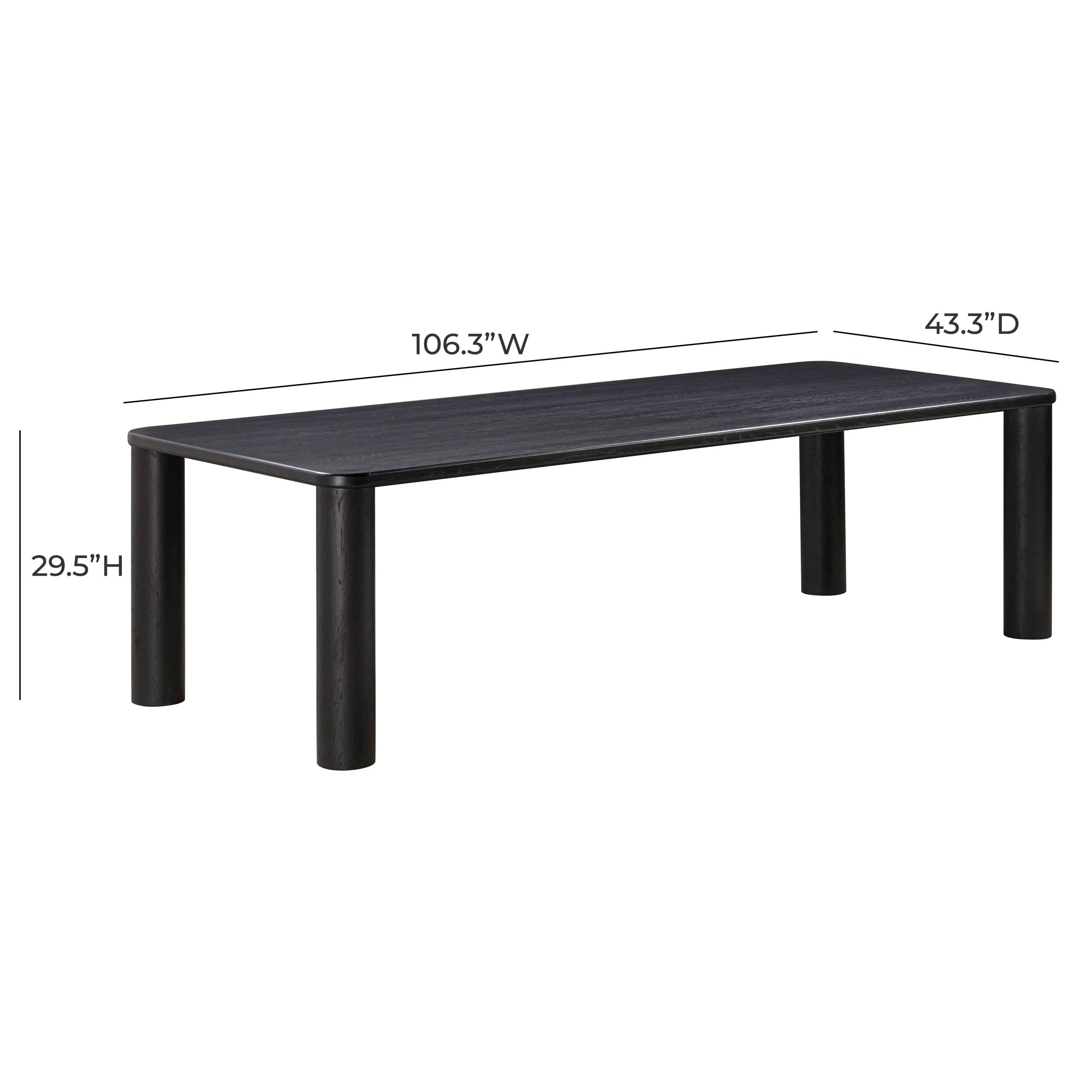 Akola Oak 106" Rectangular Dining Table - Image 15