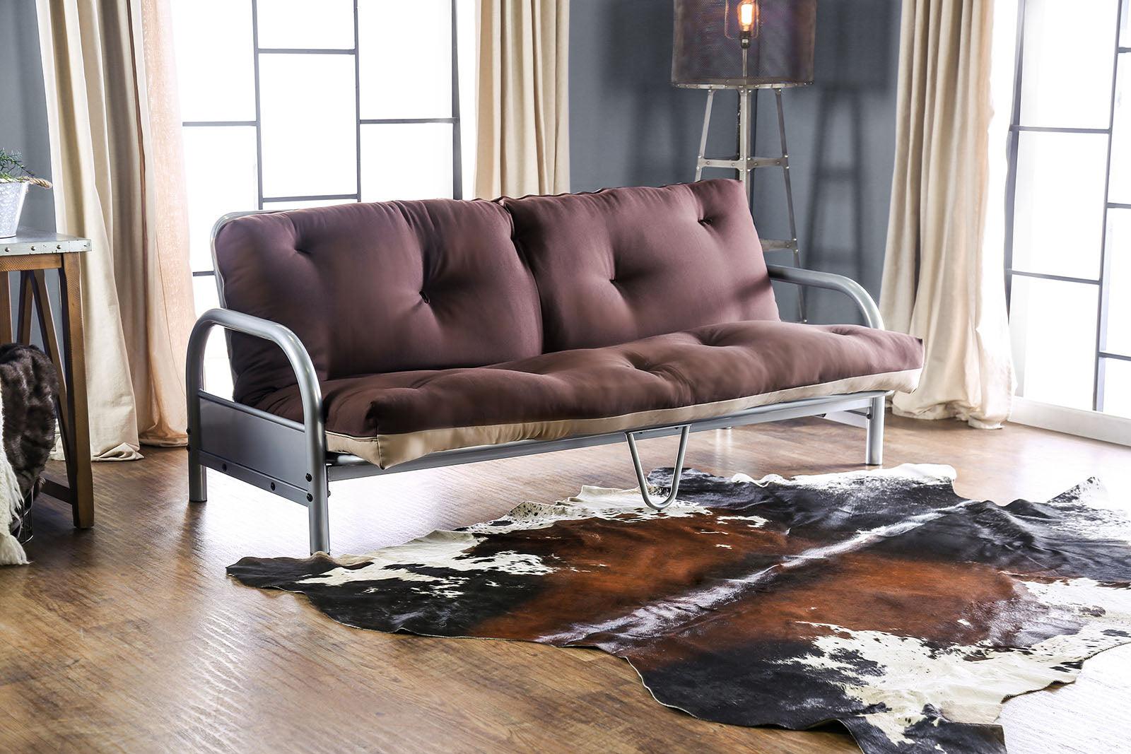 Aksel Khaki/Brown Futon Mattress - Image 2