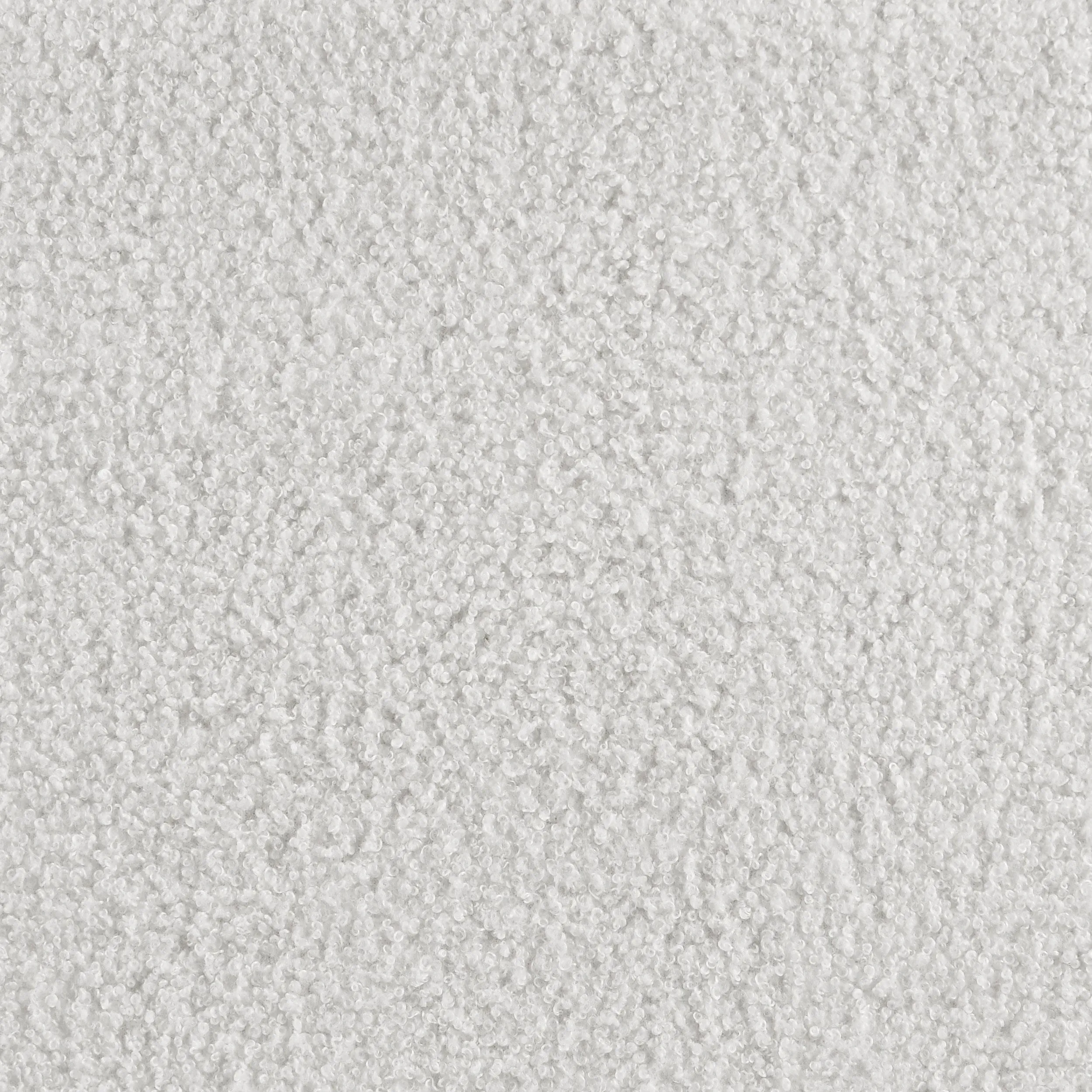 Alamosa White Boucle Upholstered Eastern King Wingback Platform Bed - Image 6