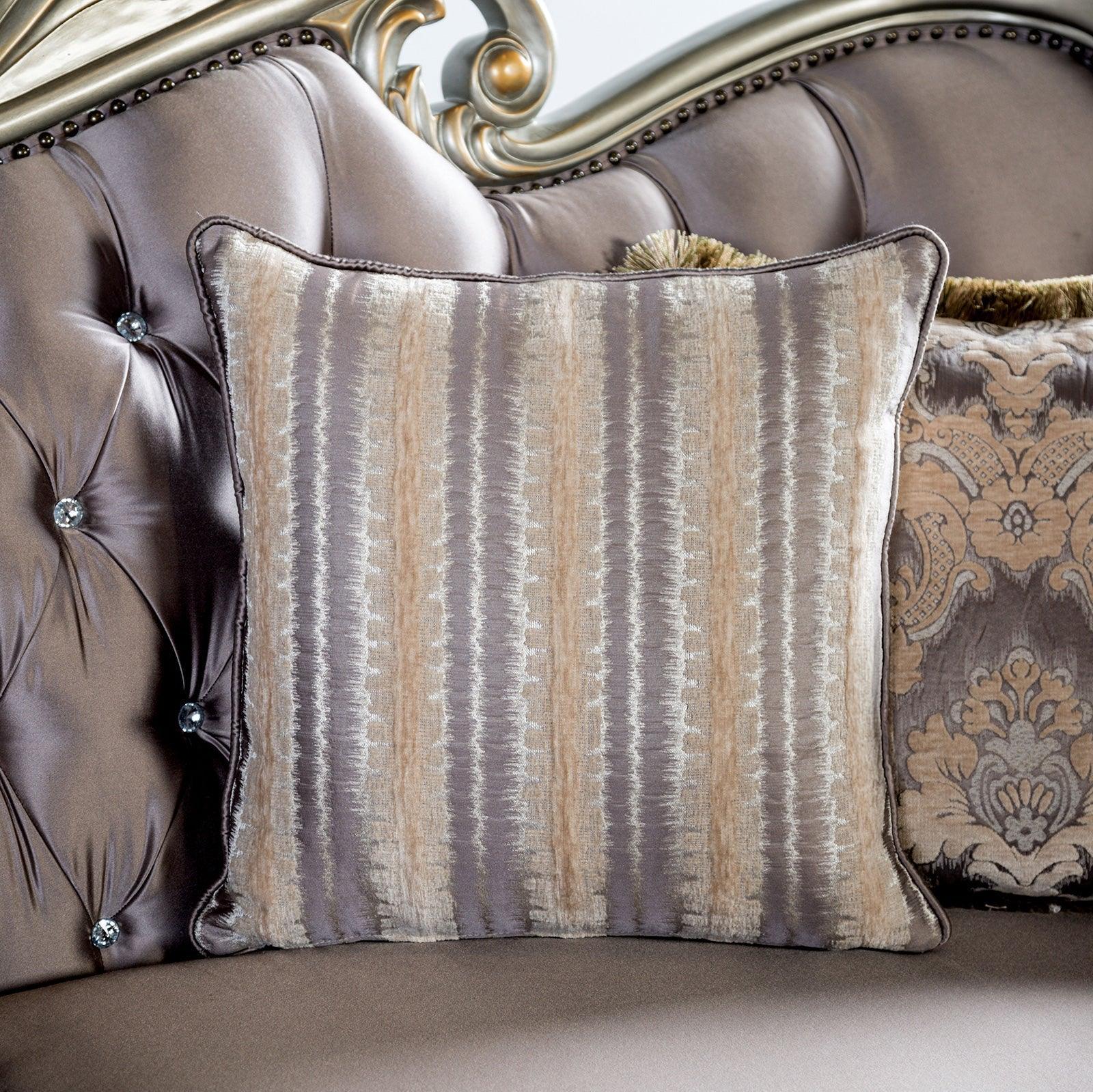 Albacete Champagne/Purple Loveseat - Image 5