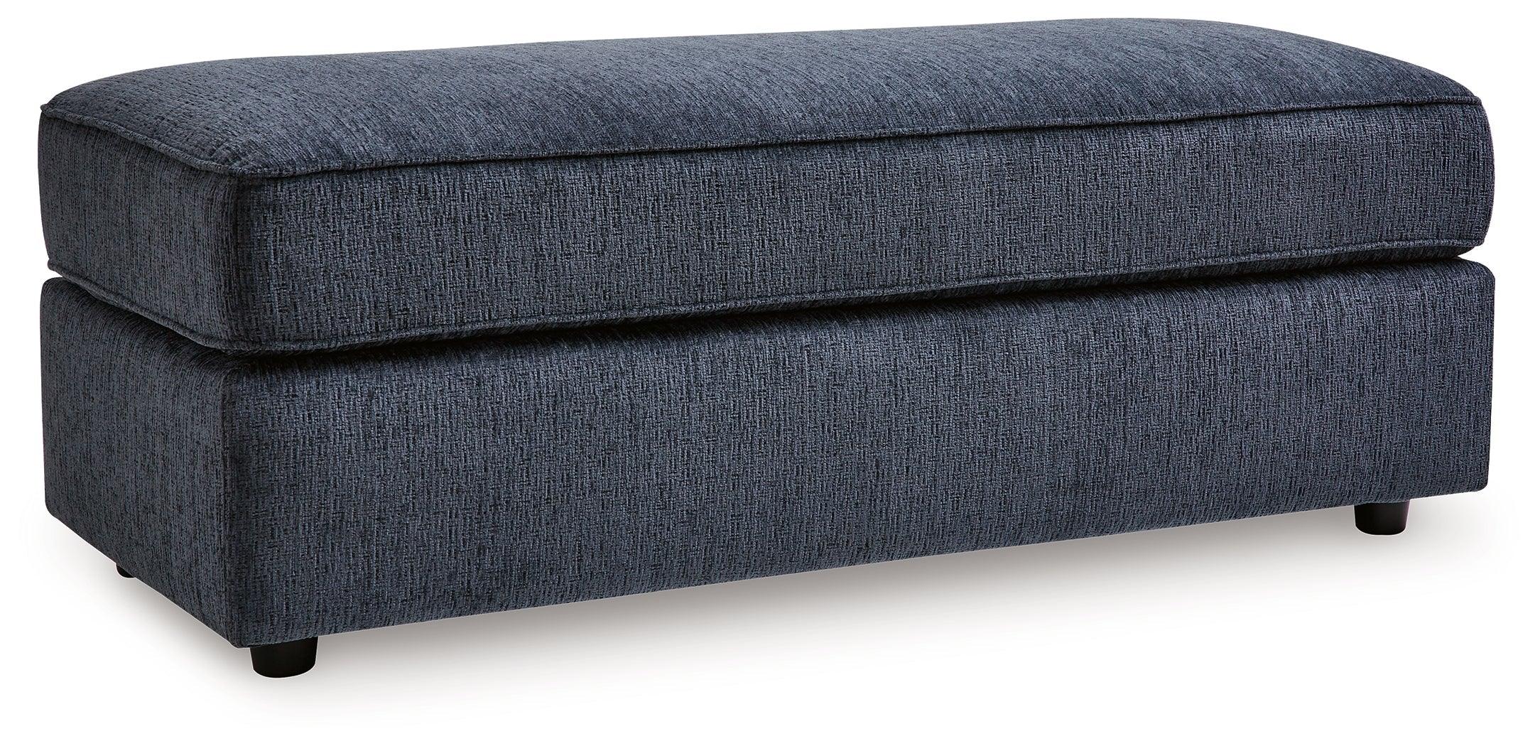 Albar Place Cobalt Oversized Accent Ottoman - Image 2