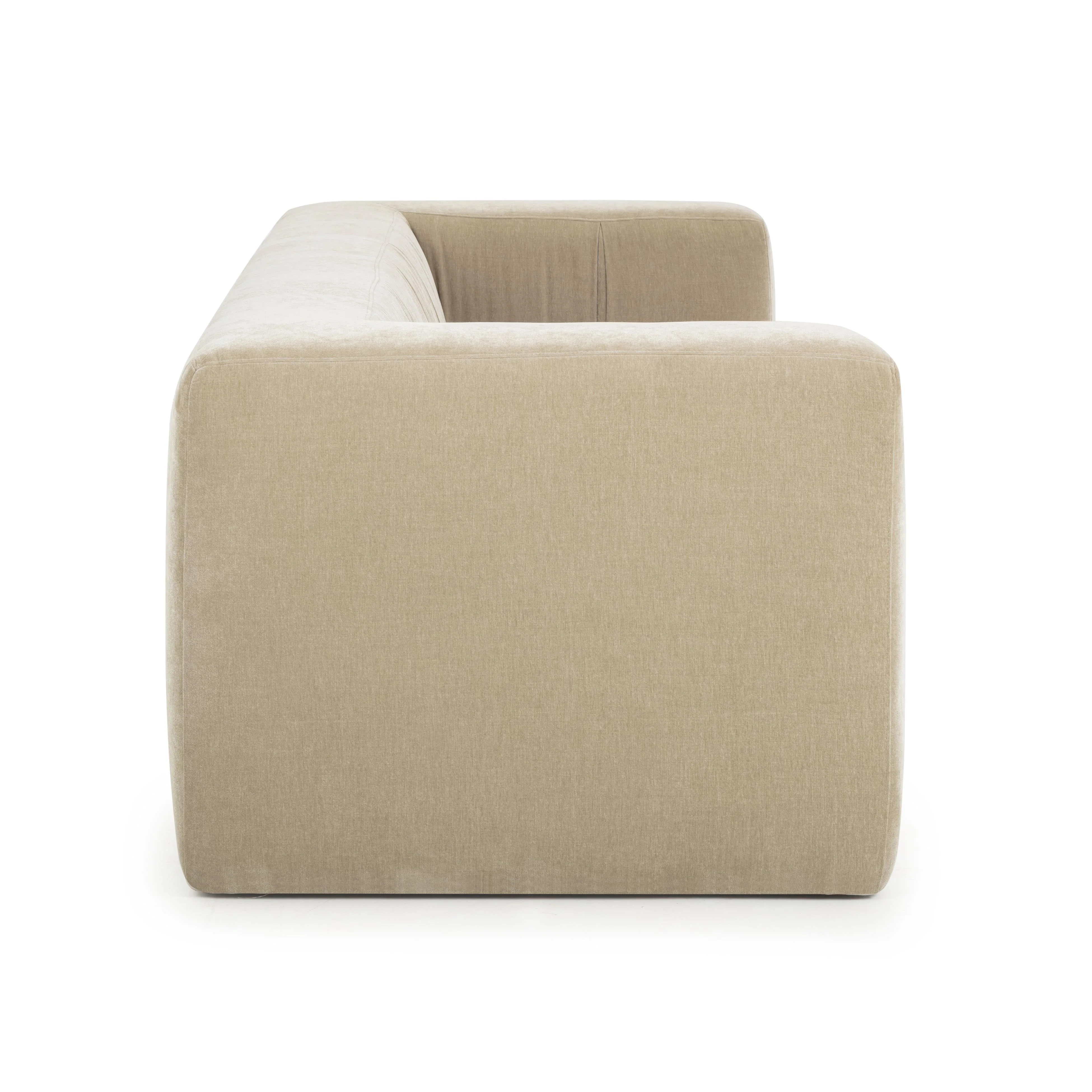 Alder 89" Upcycled Chenille Sofa - Image 4