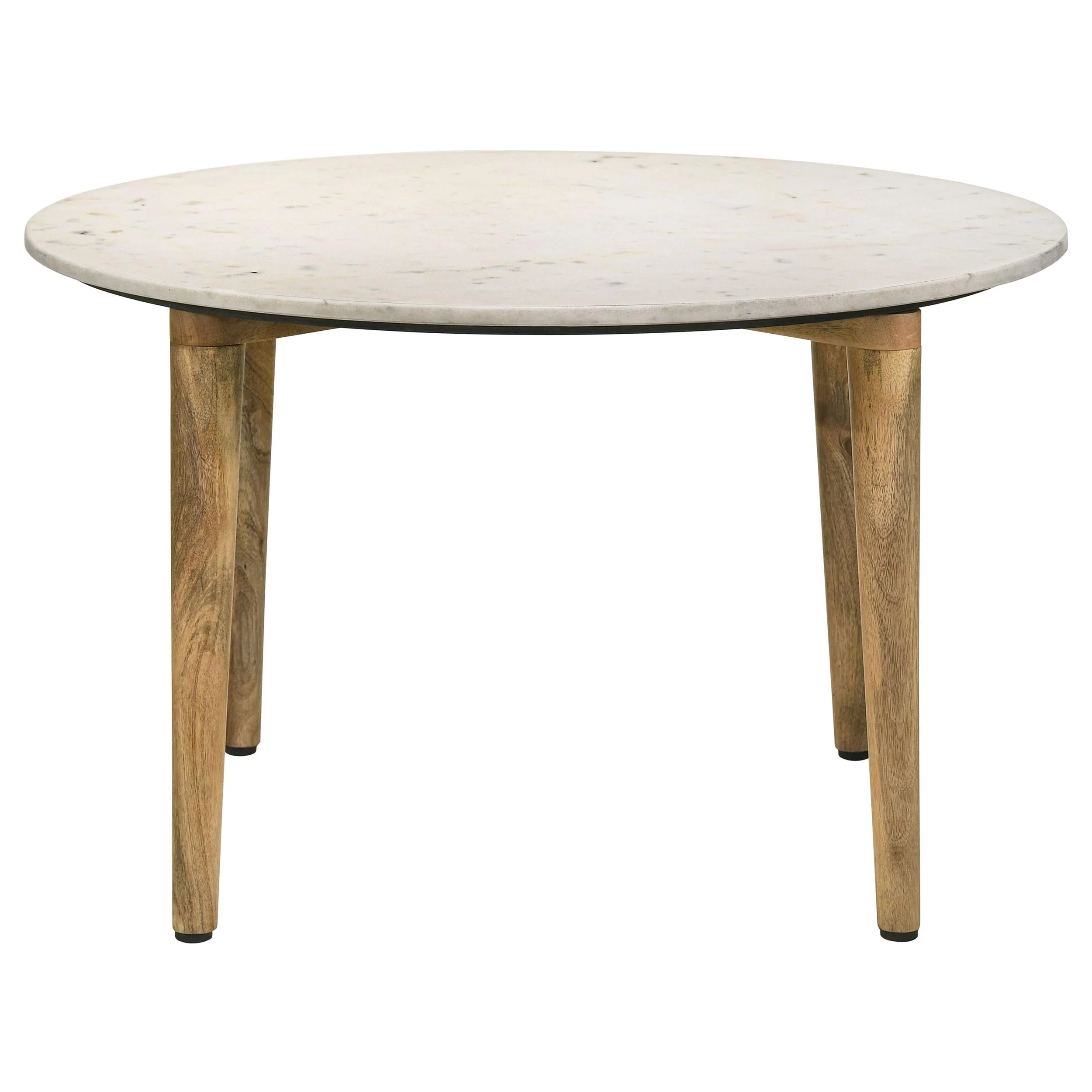 Aldis White and Brown 3-Piece Coffee and End Table Set - Image 7