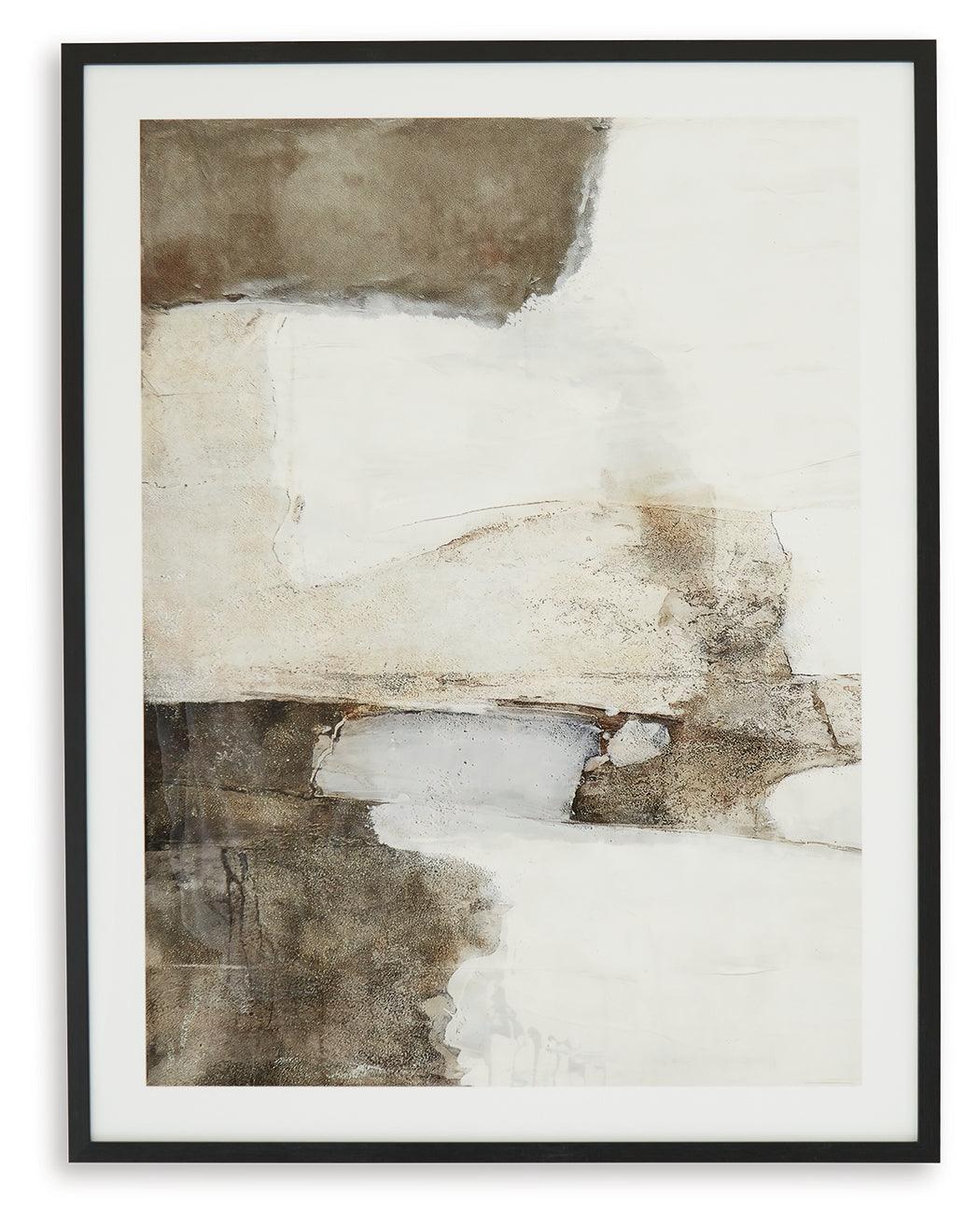 Aldricton Brown/White Wall Art - Image 4