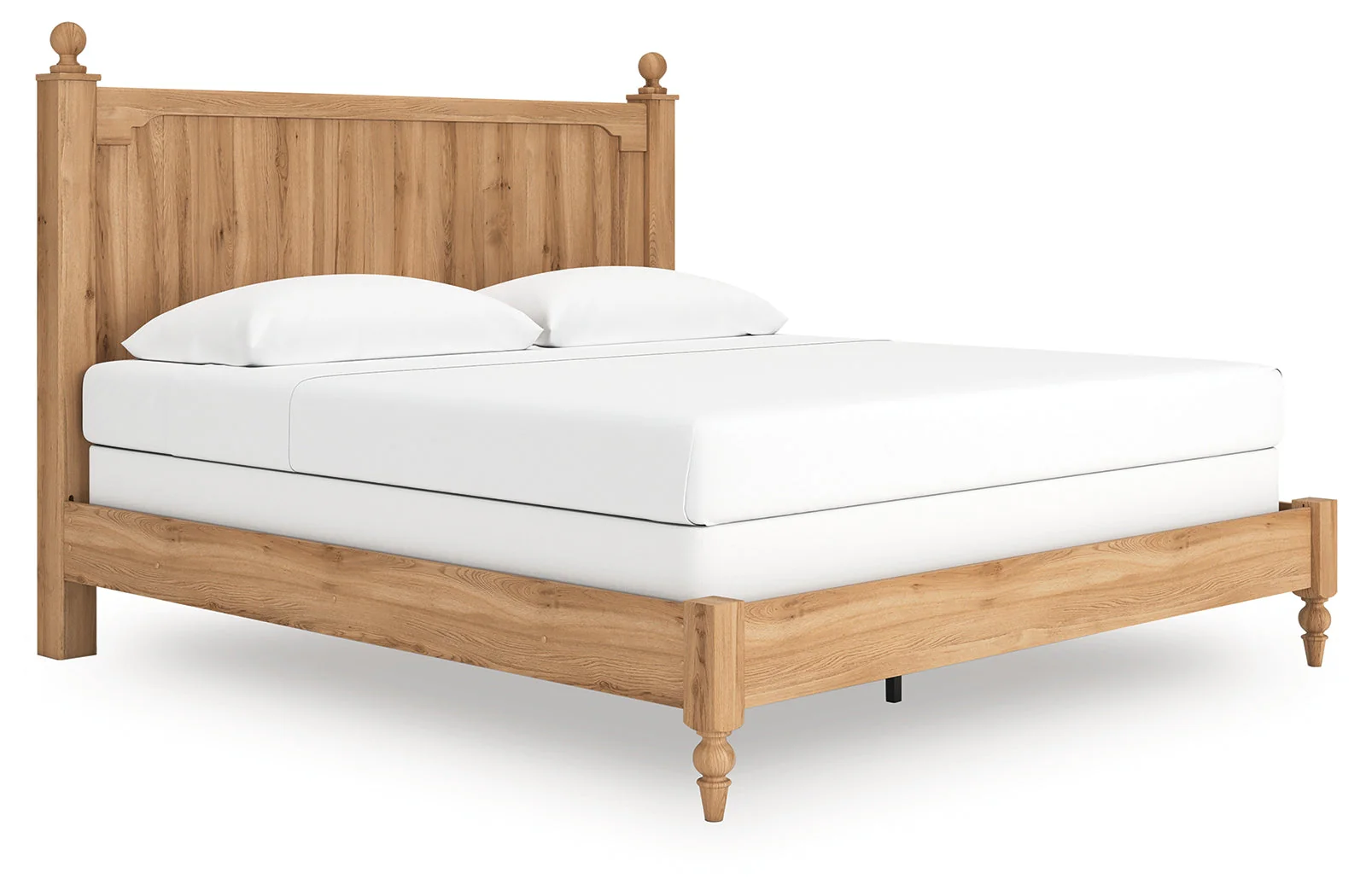 Aleaport Warm Brown King Panel Bed, Dresser, Mirror and Nightstand - Image 10