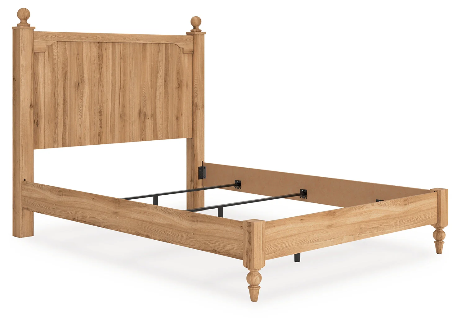 Aleaport Warm Brown Queen Panel Bed, Dresser, Mirror and Nightstand - Image 11