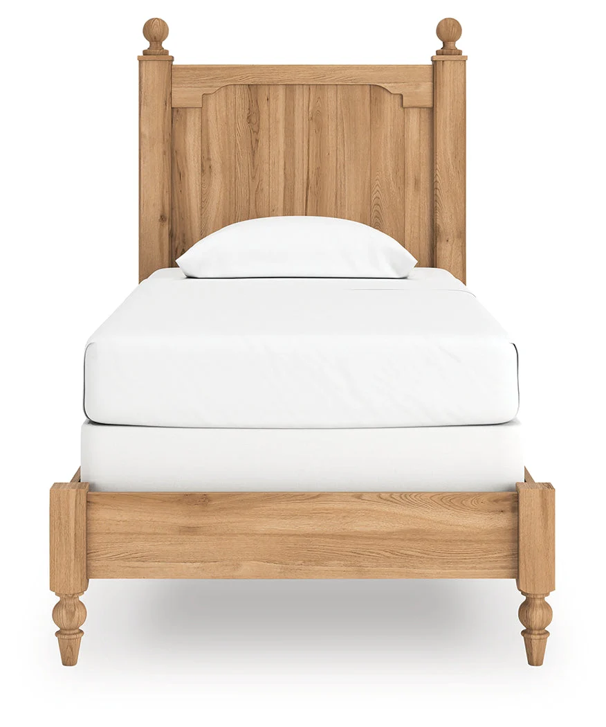 Aleaport Warm Brown Twin Panel Bed - Image 6