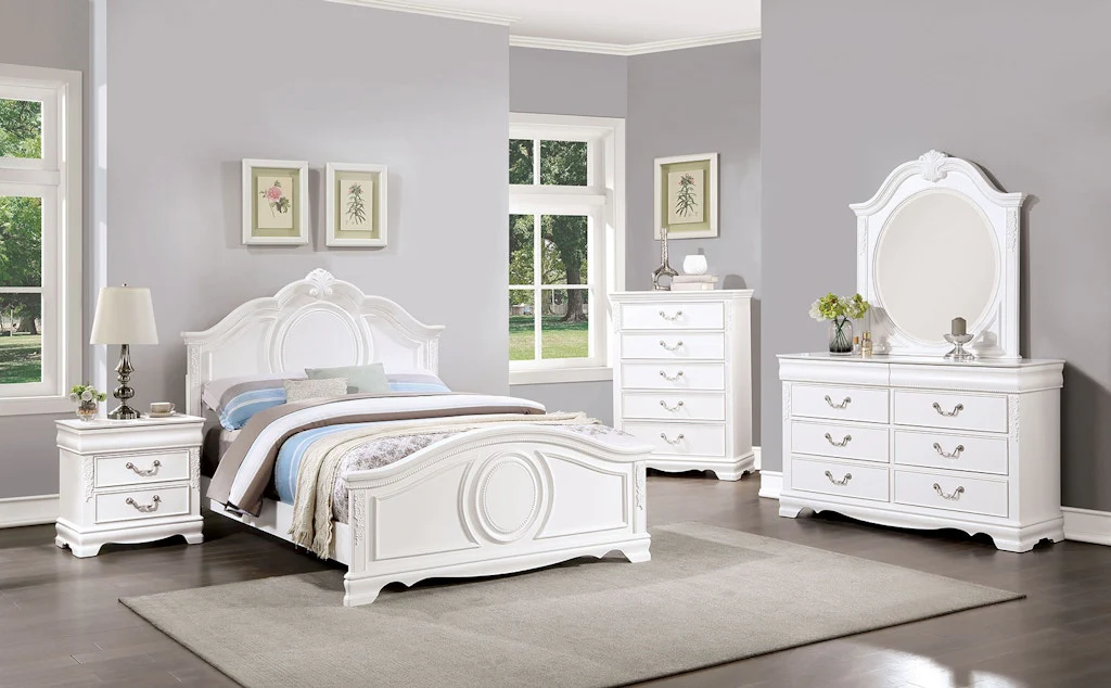 Alecia White 4-Piece Youth Bedroom Set