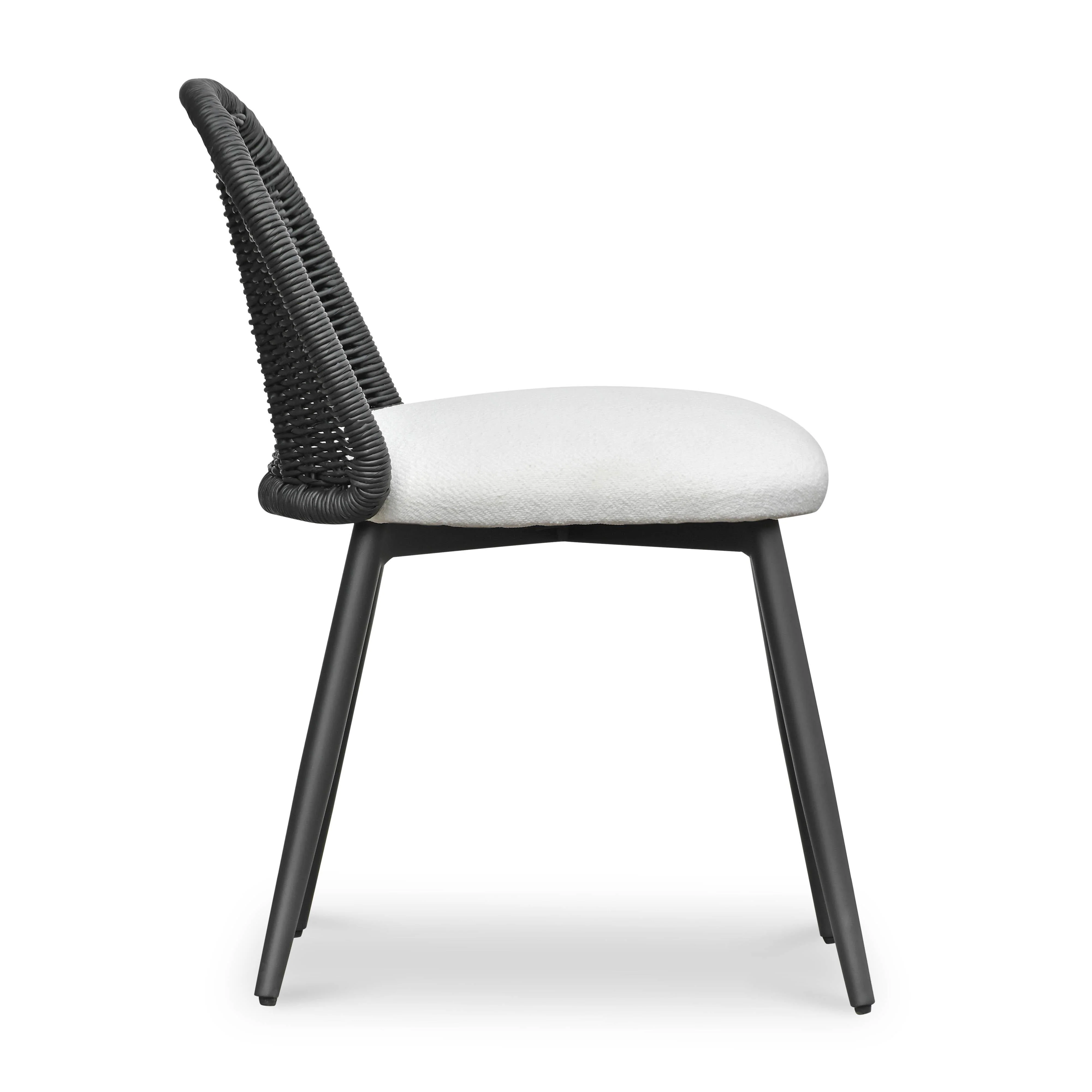 Alexa Rattan Performance Fabric Dining Chair - Image 11