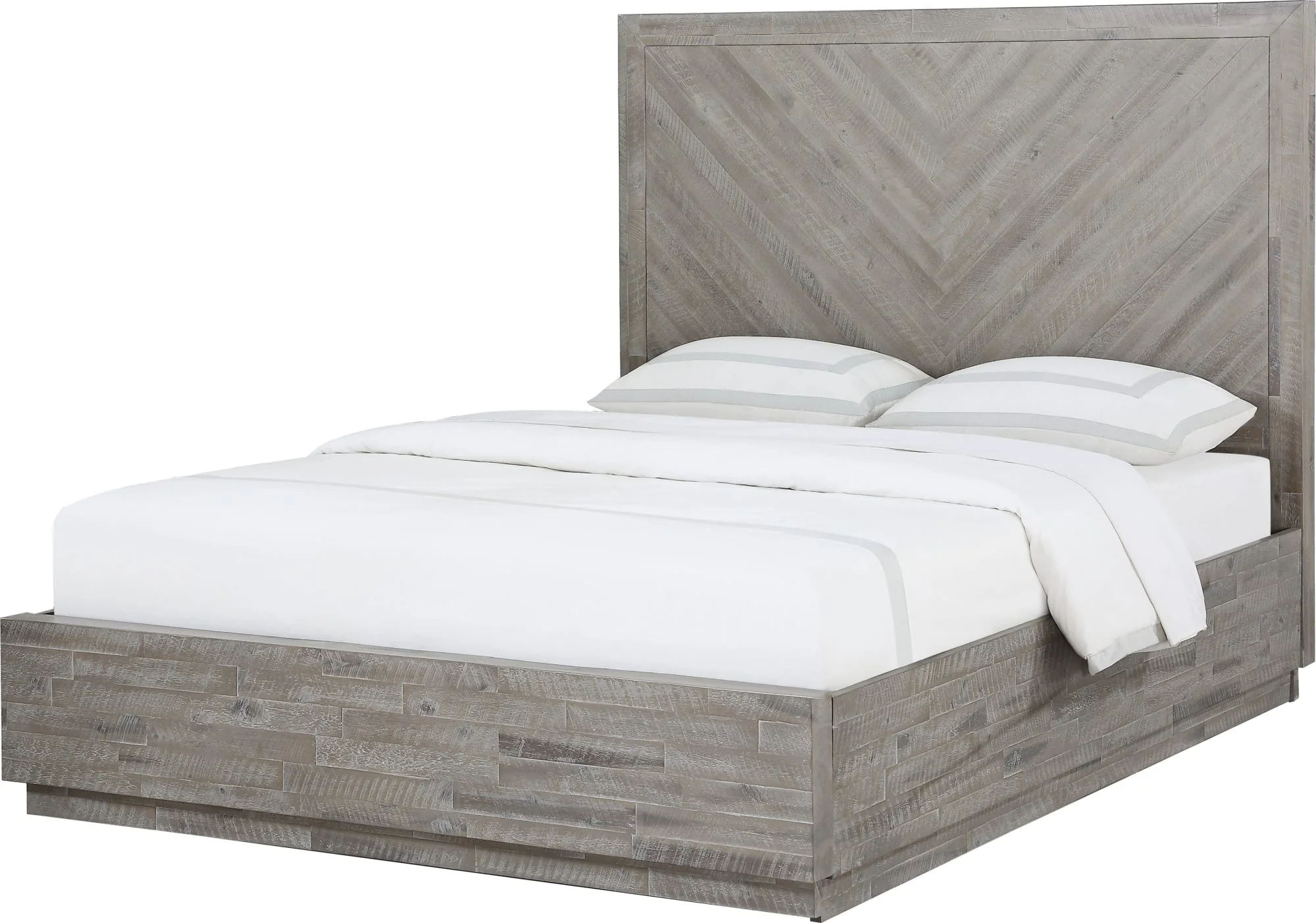 Alexandra Rustic Latte California King Solid Wood Storage Bed - Image 4