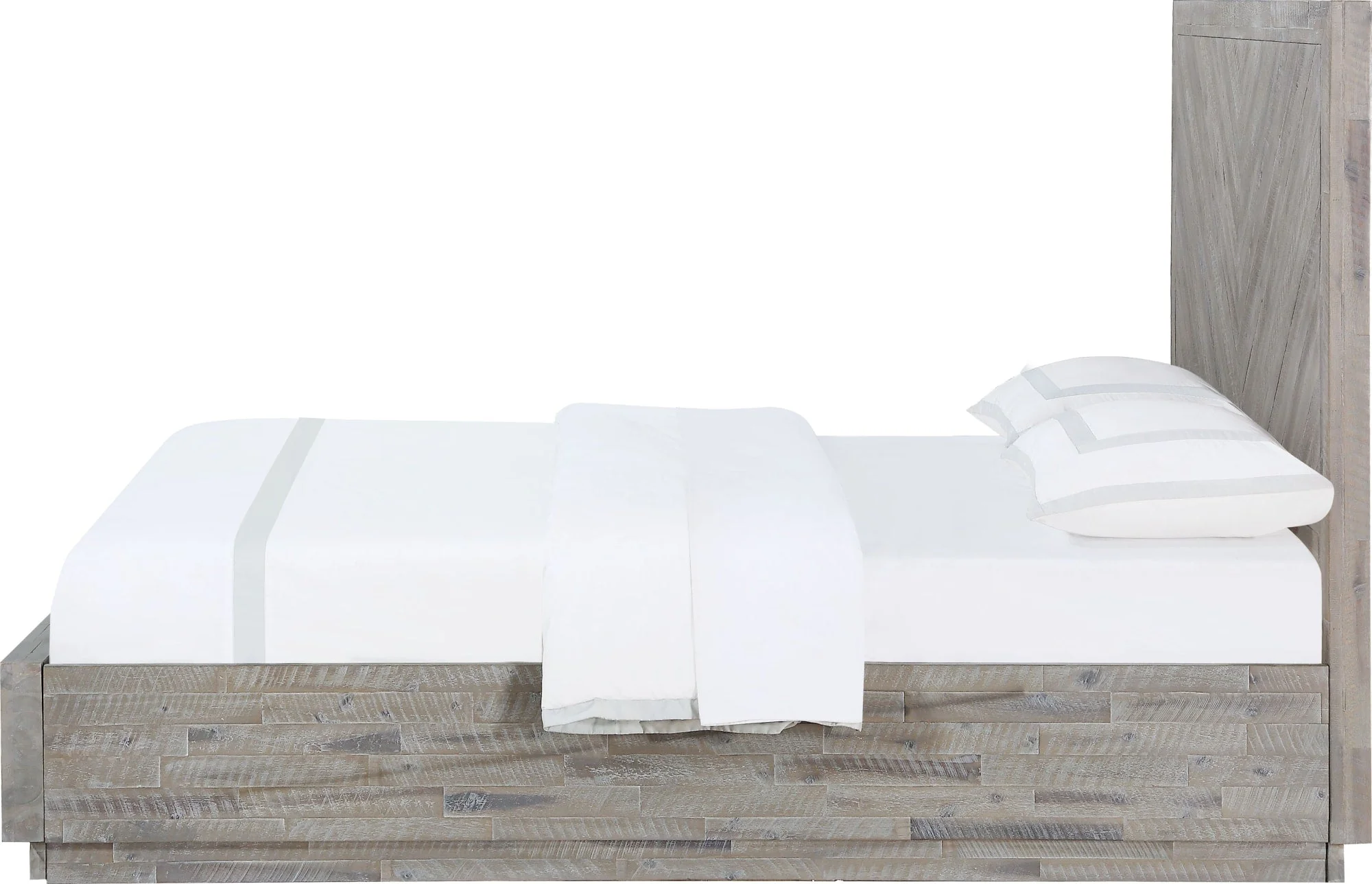 Alexandra Rustic Latte California King Solid Wood Storage Bed - Image 6