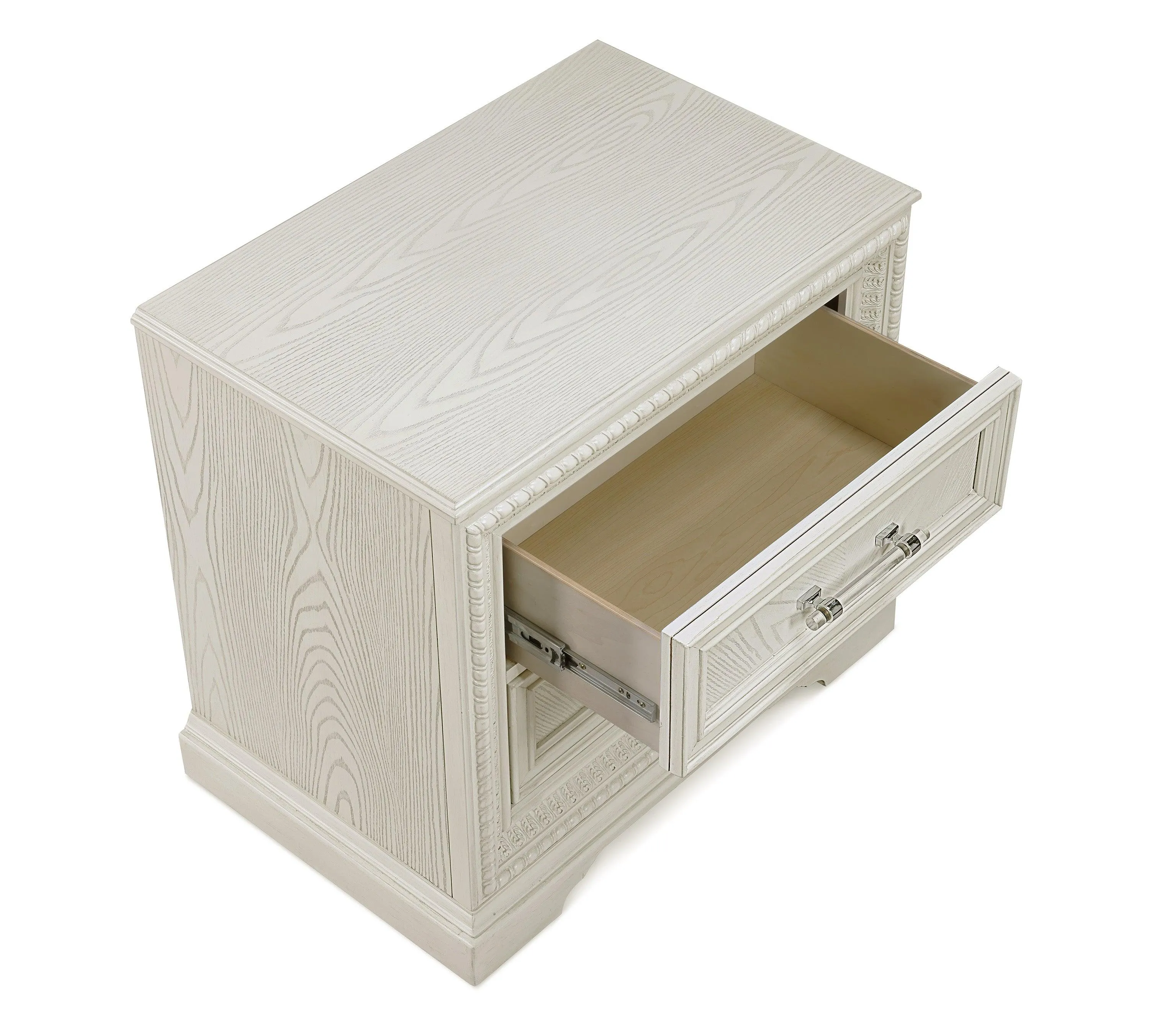 Alexandria Whitewash Nightstand - Image 3