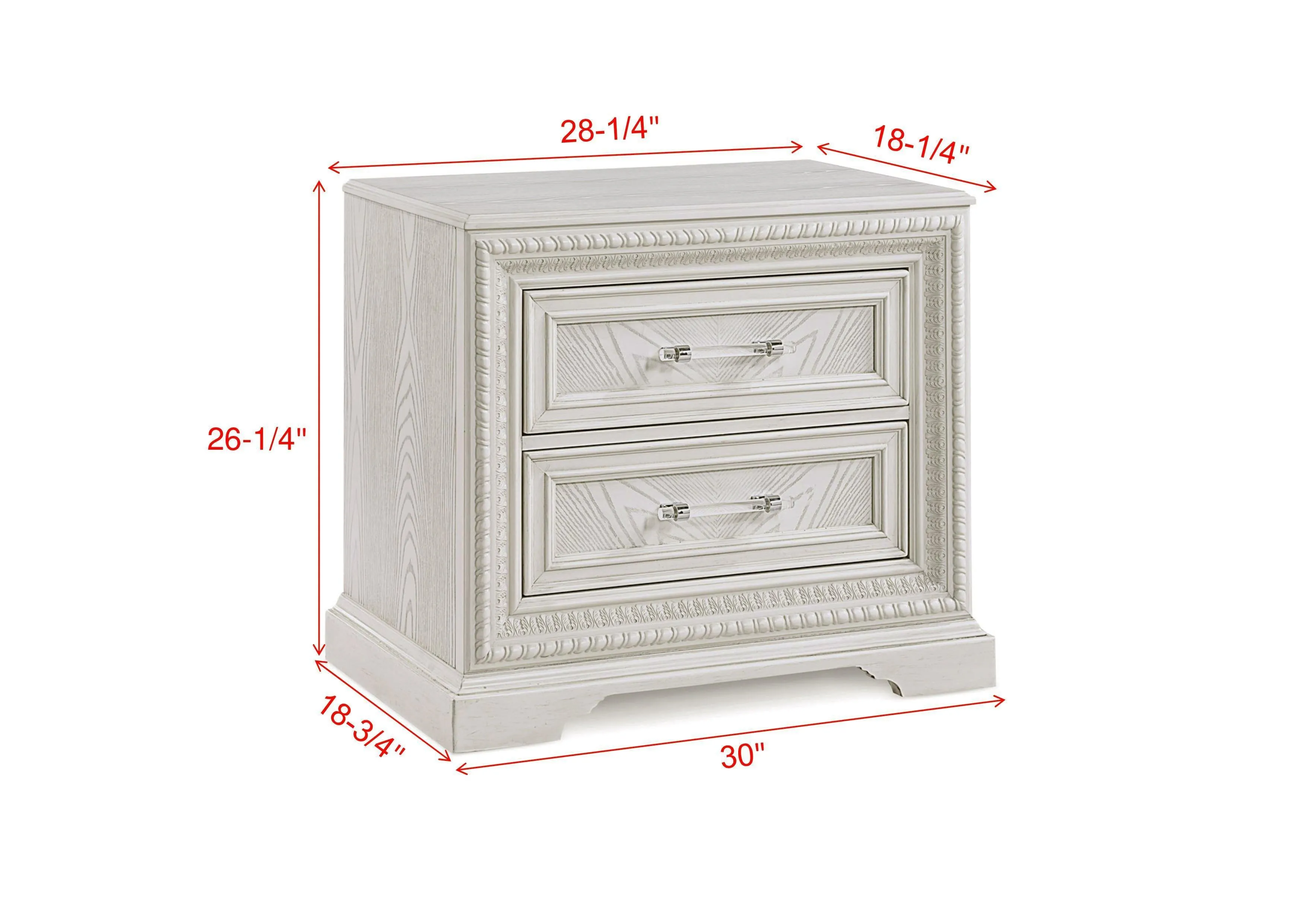Alexandria Whitewash Panel Bedroom Set - Image 10