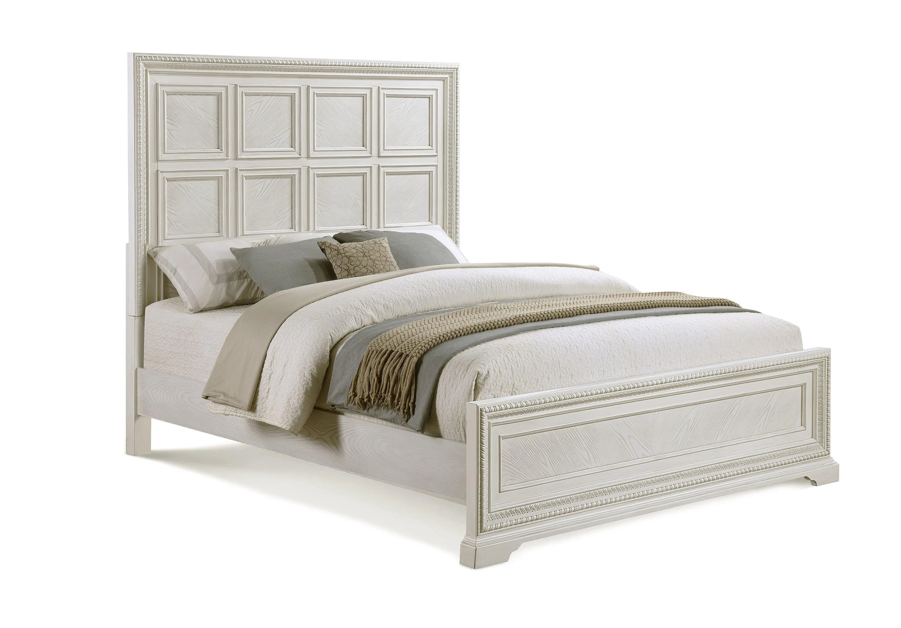 Alexandria Whitewash Panel Bedroom Set - Image 15