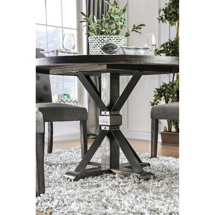 Alfred Antique Black/Ivory 5-Piece Dining Room Set - Image 3