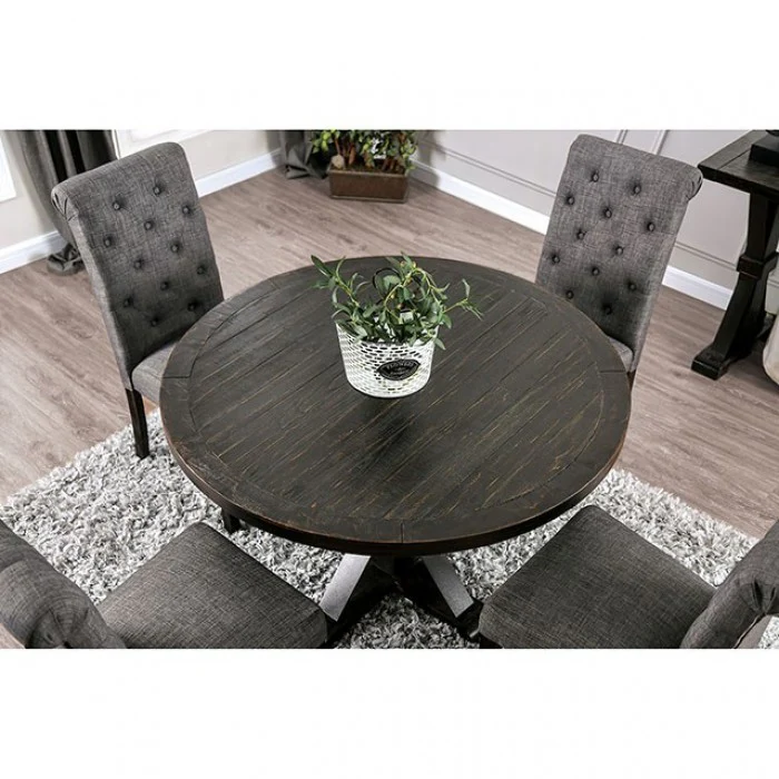 Alfred Antique Black/Ivory 5-Piece Dining Room Set - Image 4