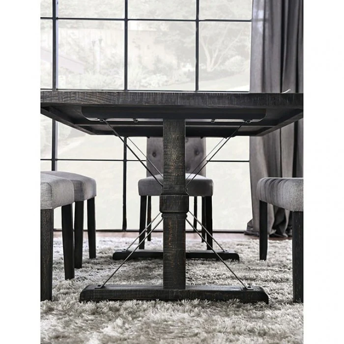 Alfred Antique Black/Rustic 7-Piece Dining Room Set - Image 4