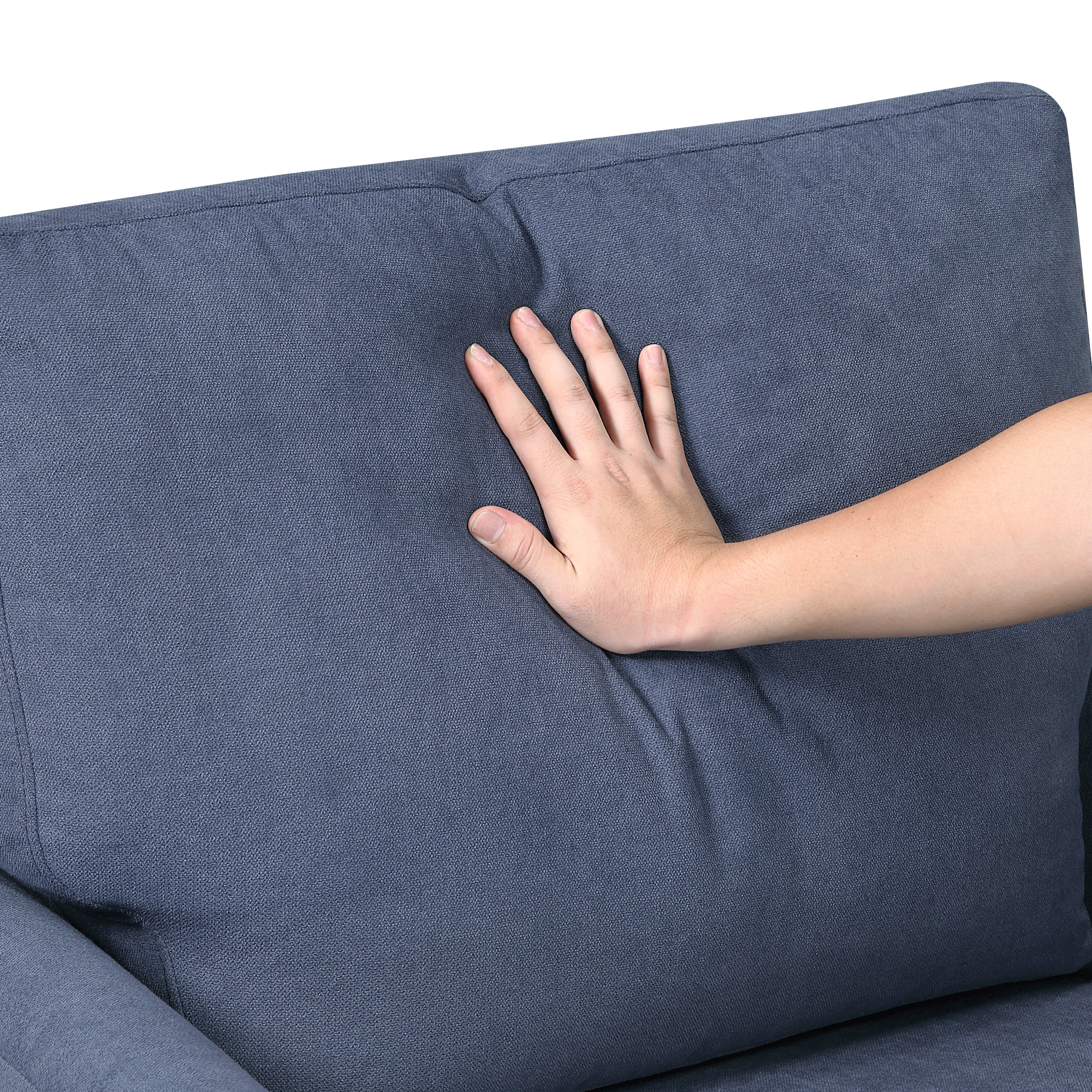Aliana Blue Loveseat - Image 5