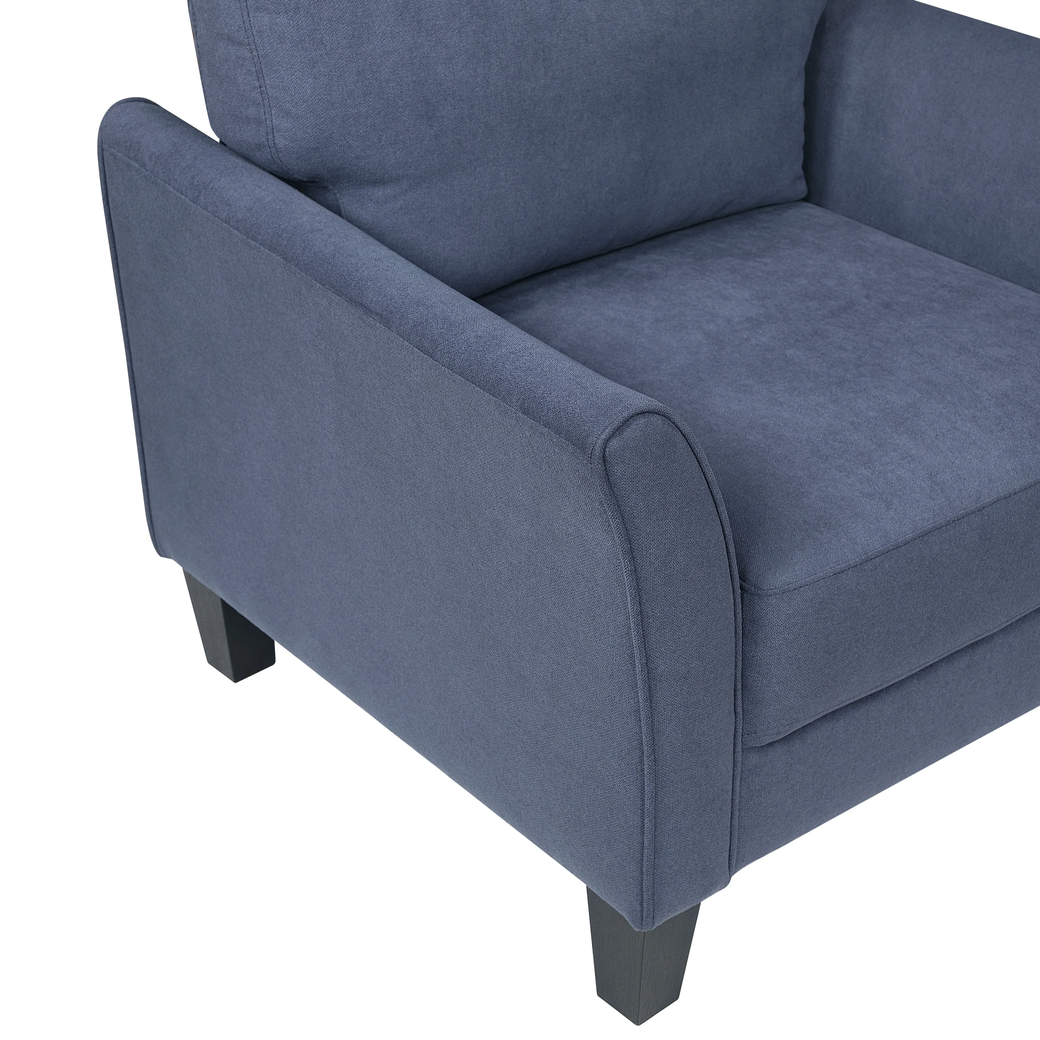 Aliana Blue Loveseat - Image 7