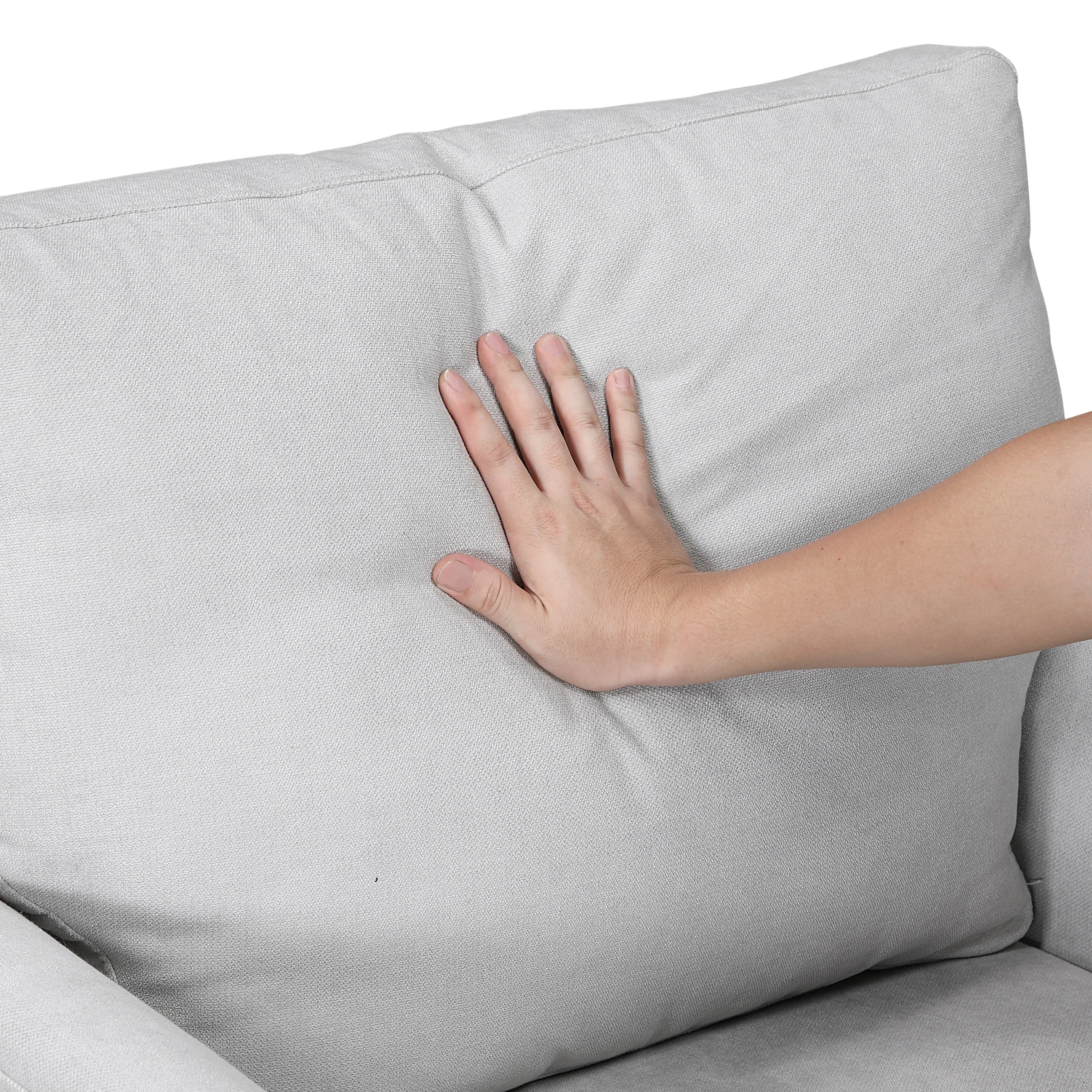 Aliana Gray Sofa - Image 5