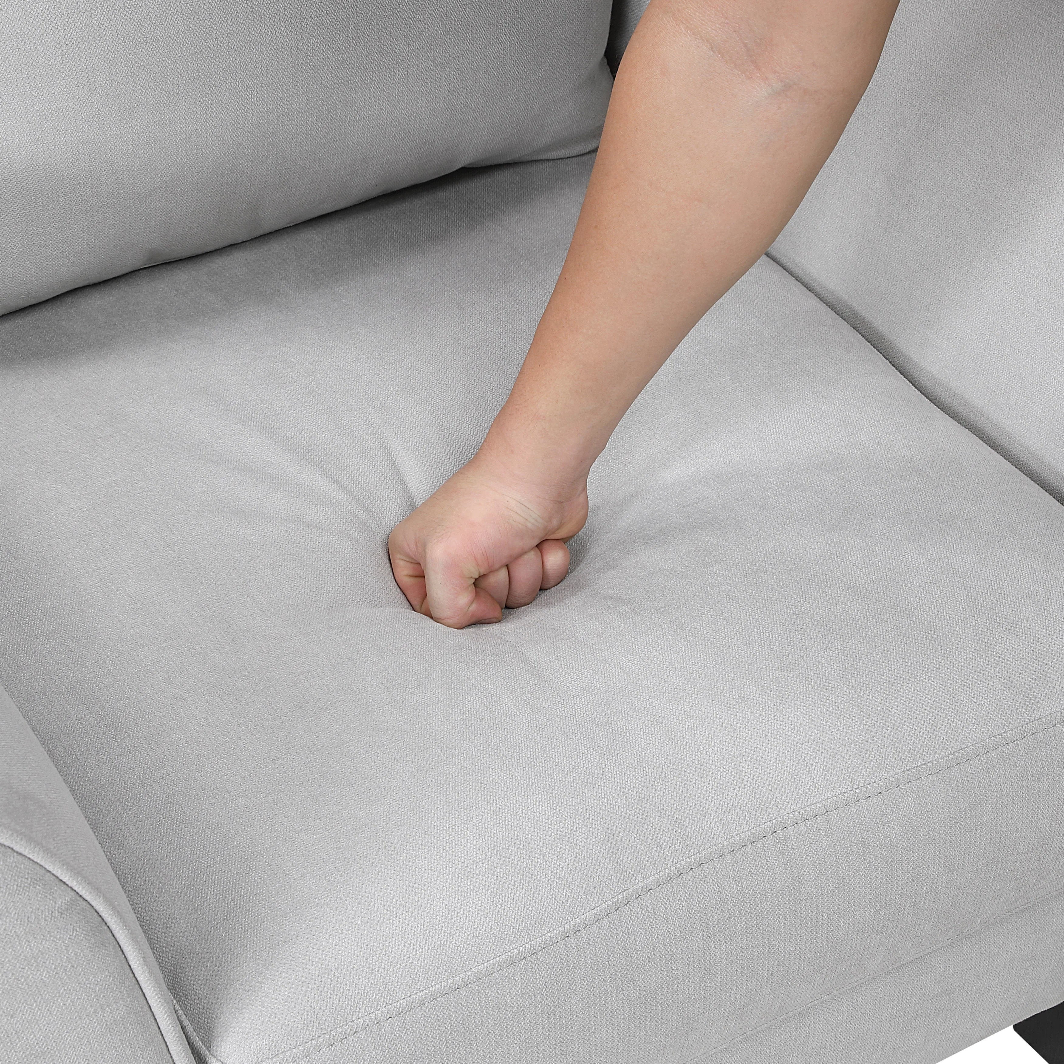 Aliana Gray Sofa - Image 6