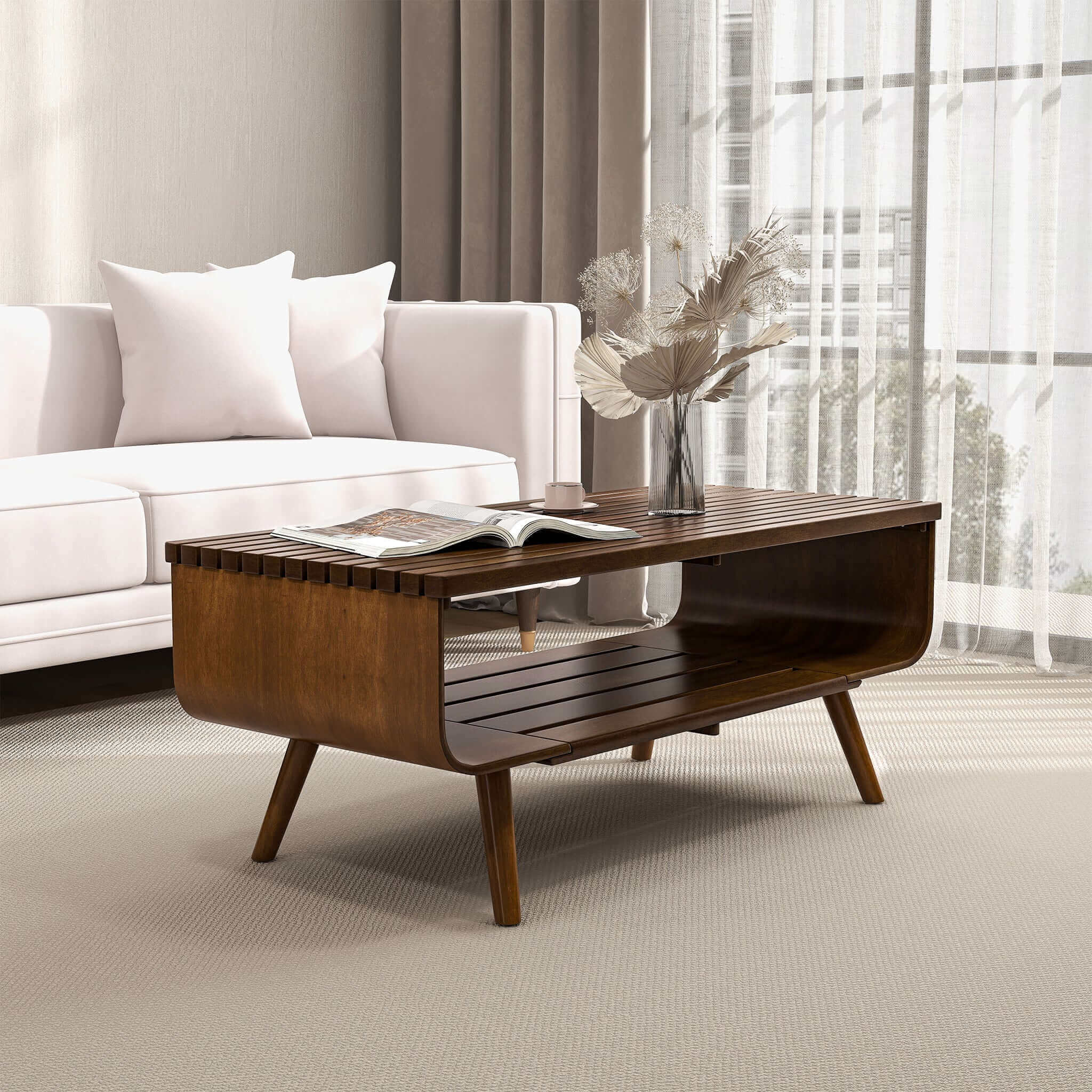 Alice Coffee Table Walnut - Image 4