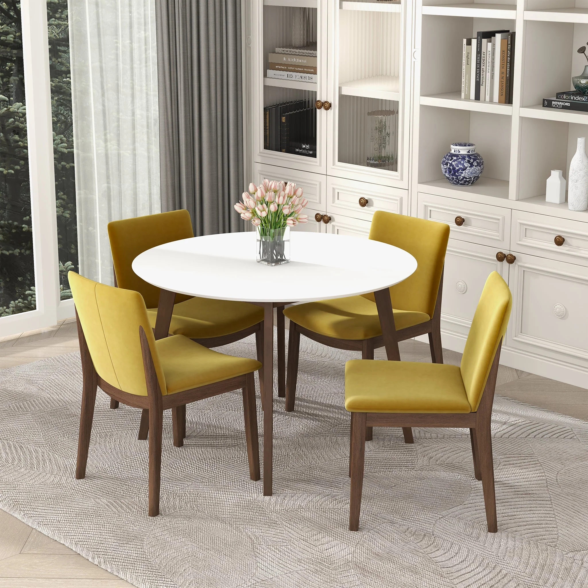 Alina Dining Table (White) - Image 5