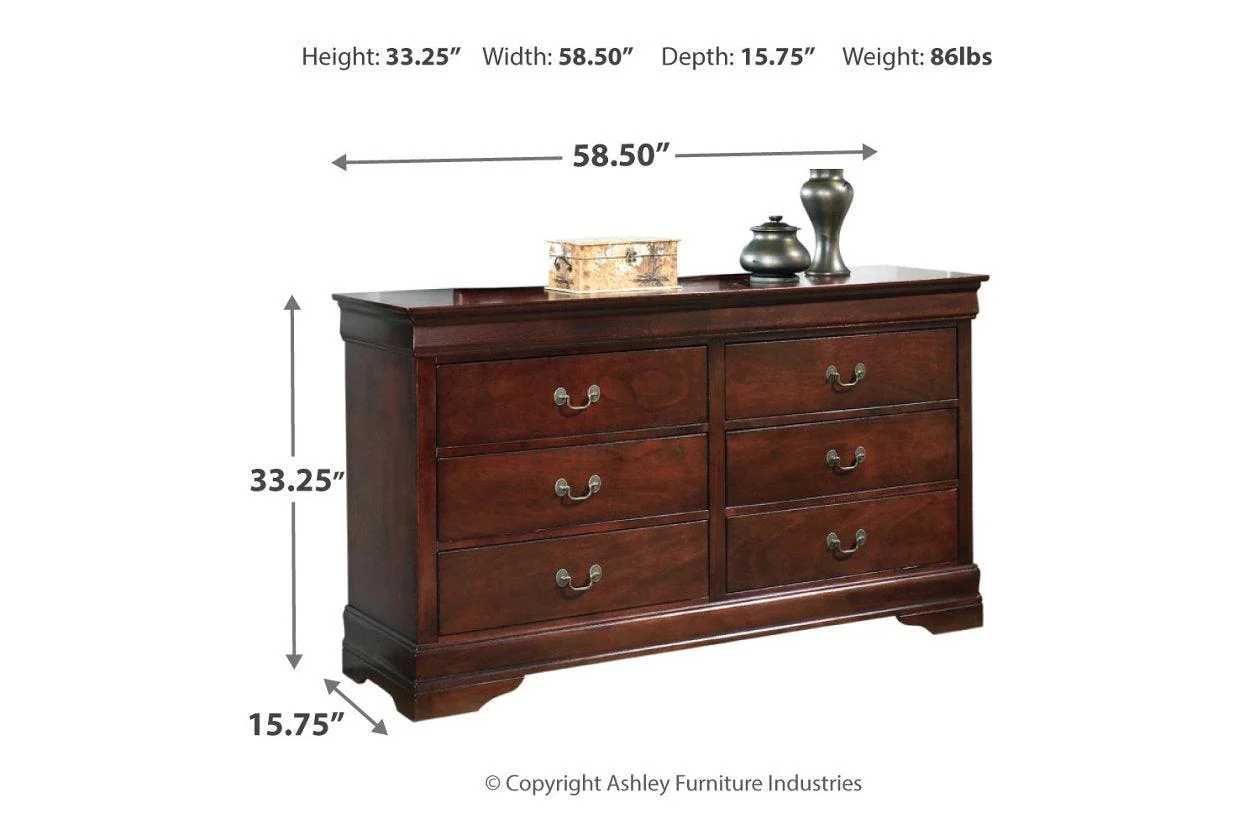 Alisdair Reddish Brown Dresser - Image 4