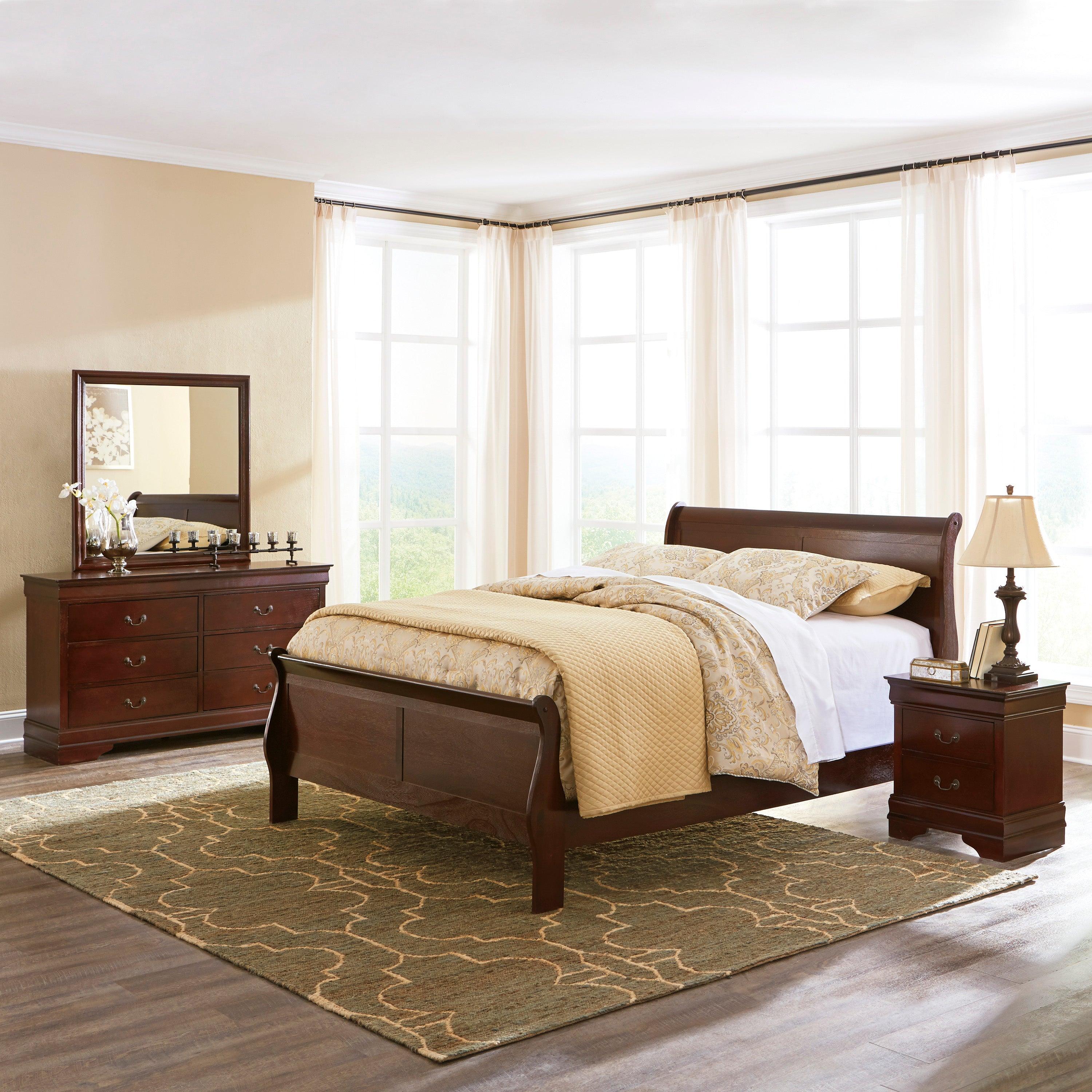 Alisdair Reddish Brown Sleigh Bedroom Set - Image 2