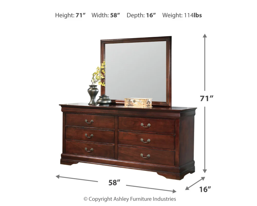 Alisdair Reddish Brown Sleigh Youth Bedroom Set - Image 6