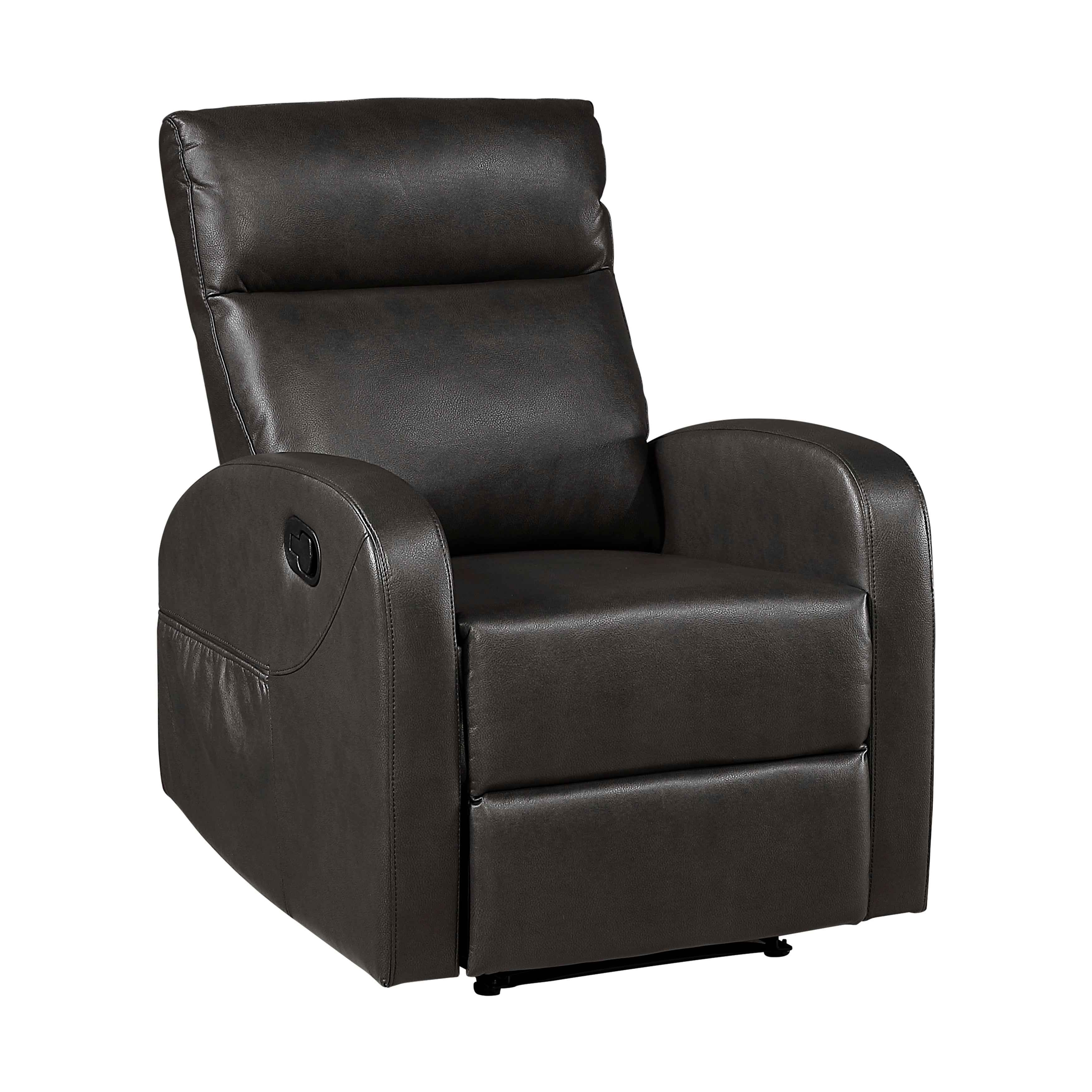 Allen Espresso 3-Piece Reclining Living Room Set - Image 11