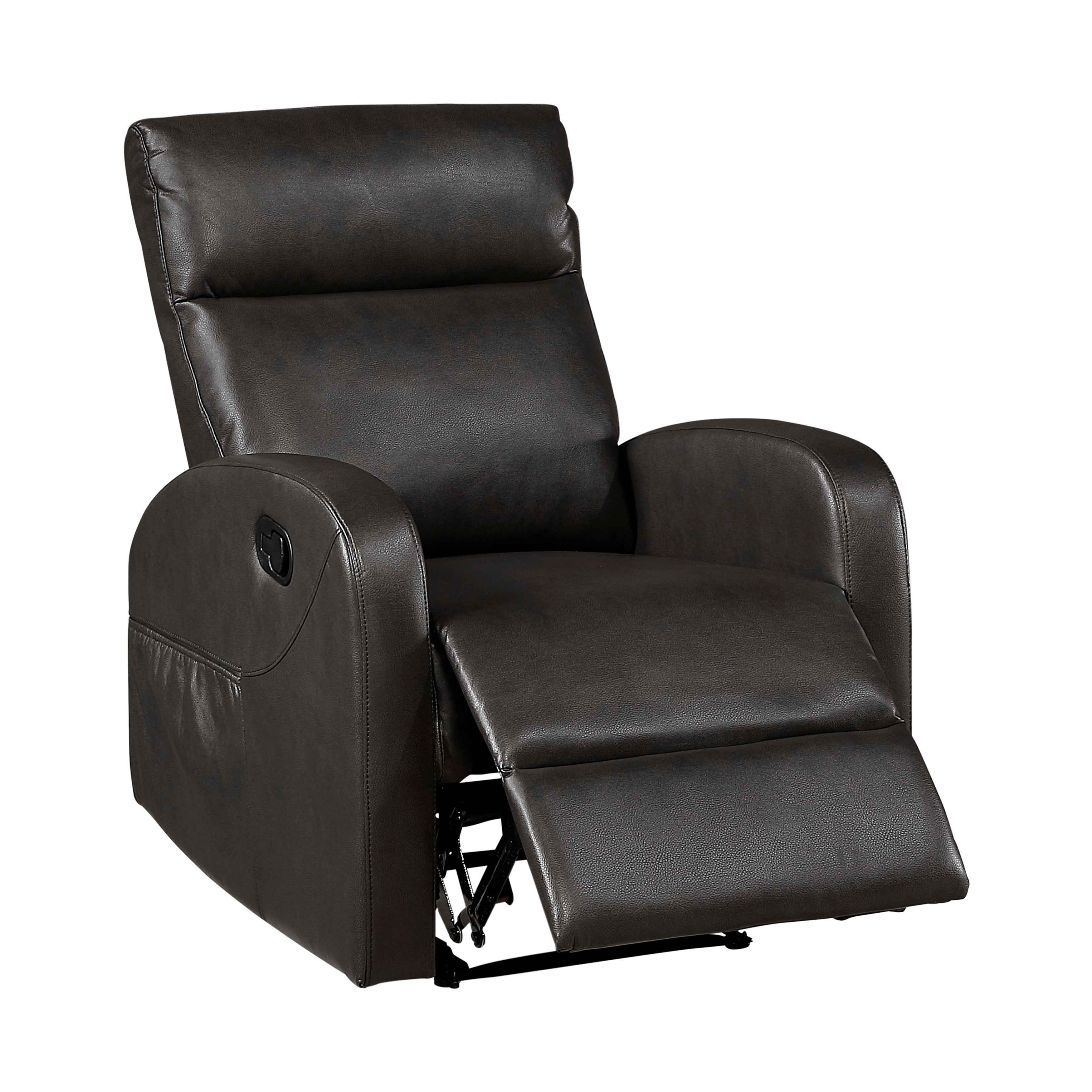 Allen Espresso 3-Piece Reclining Living Room Set - Image 15