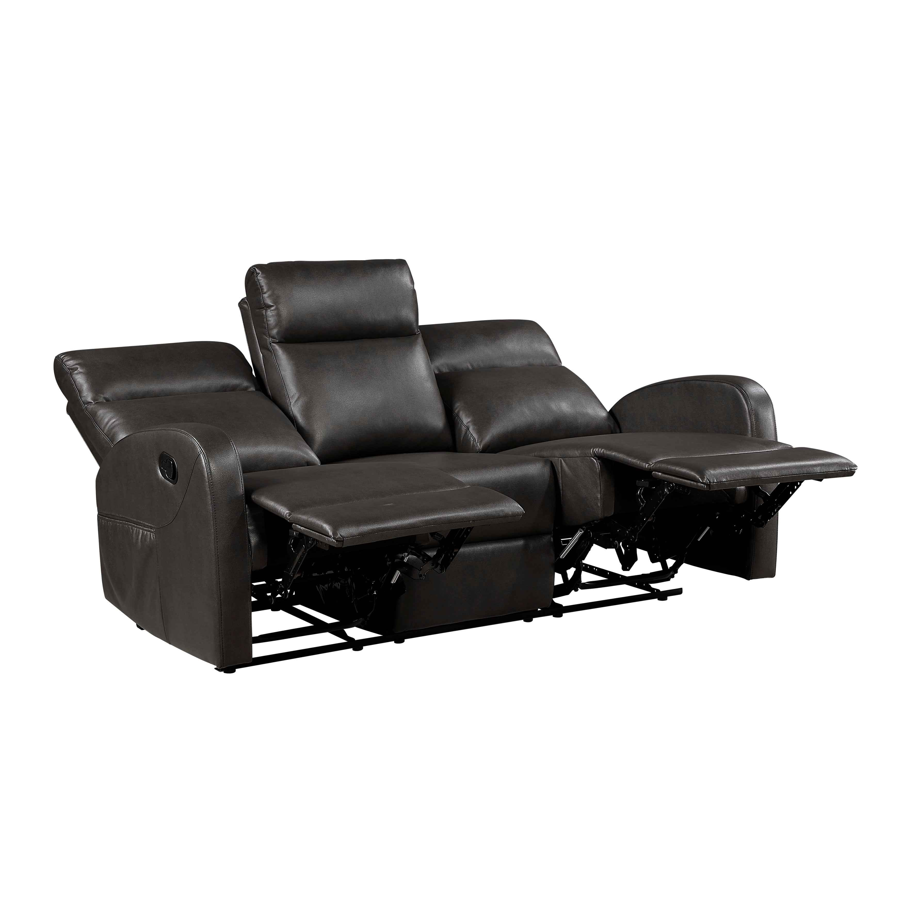 Allen Espresso Reclining Living Room Set - Image 5