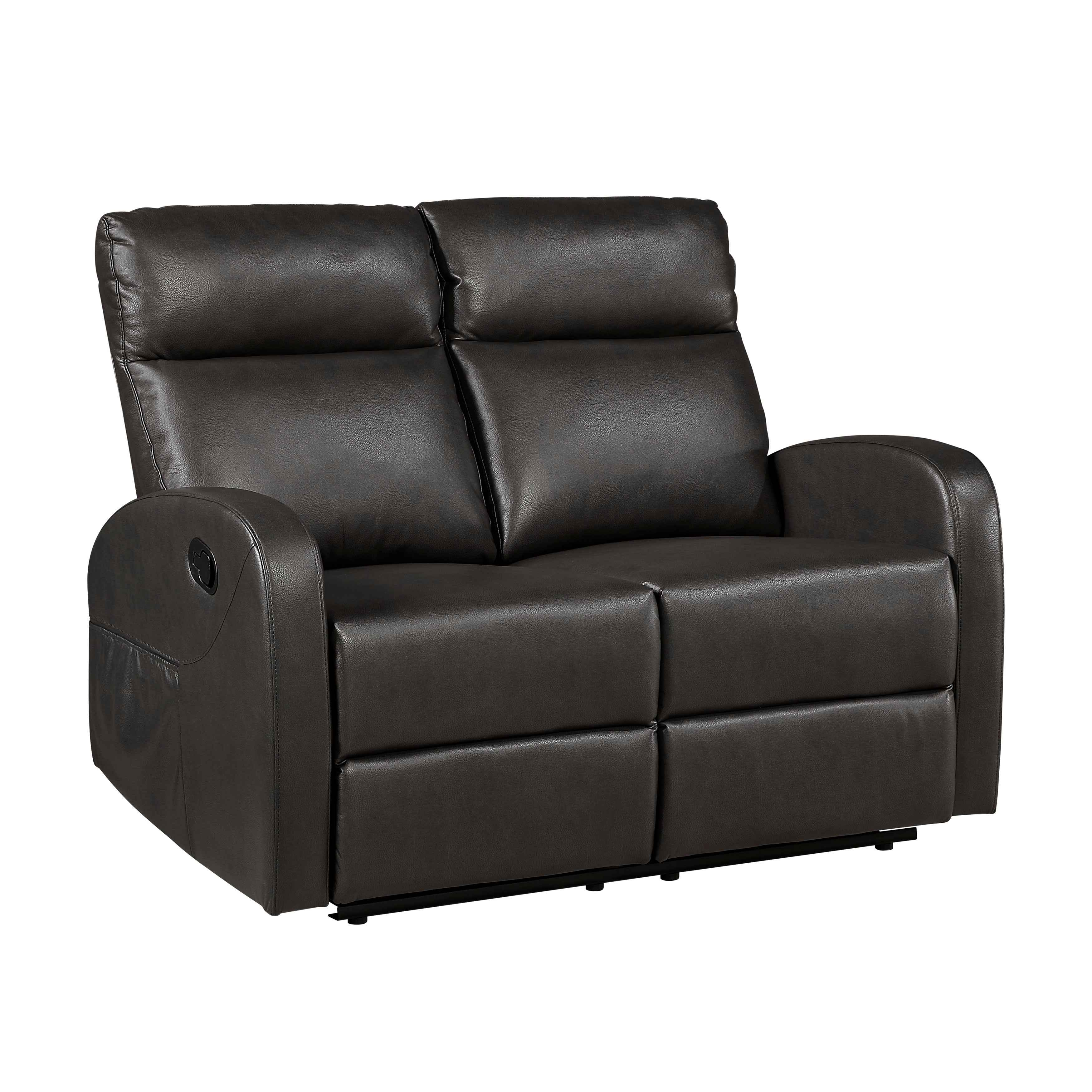 Allen Espresso Reclining Living Room Set - Image 7