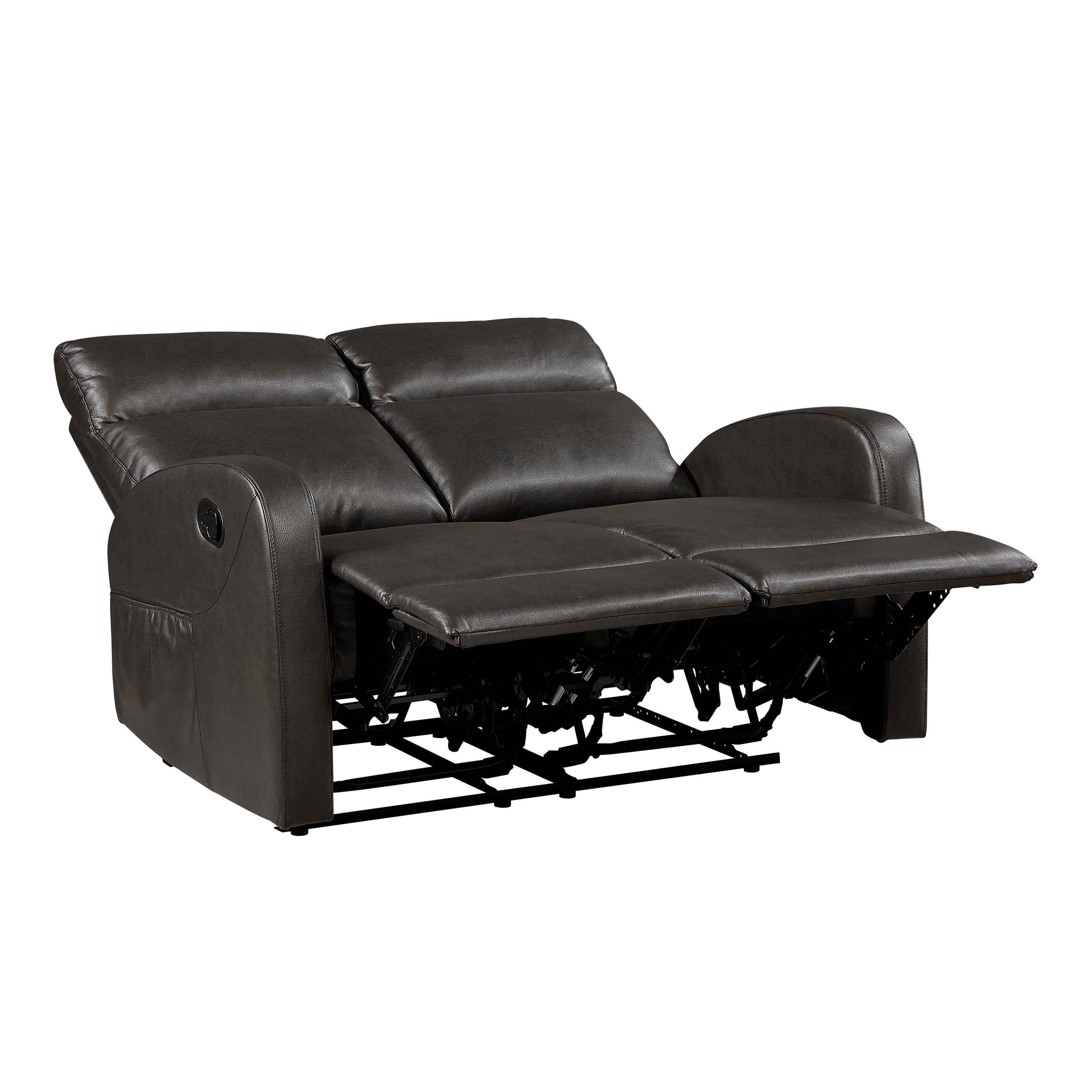 Allen Espresso Reclining Living Room Set - Image 9