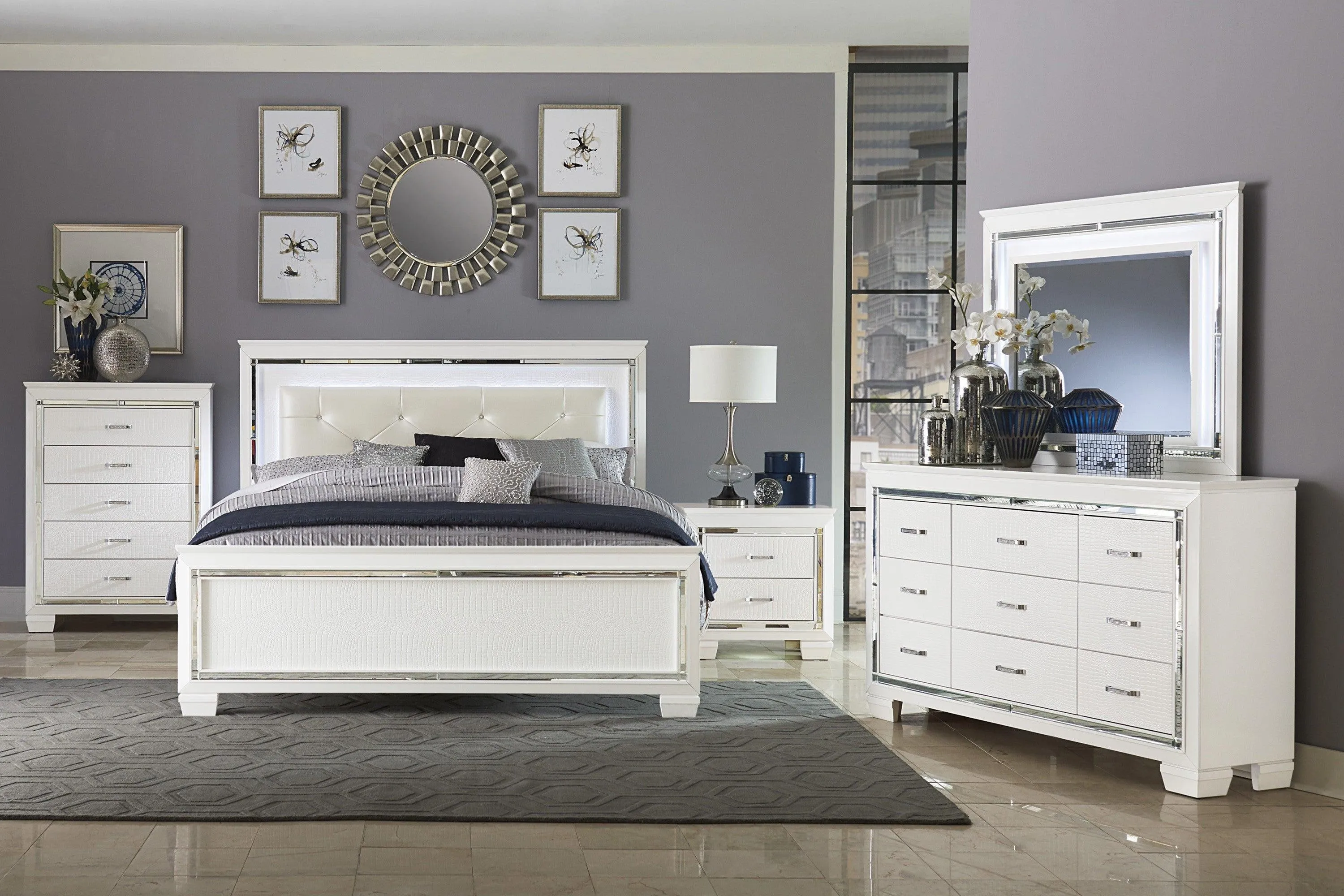 Allura White Mirror (Mirror Only) - Image 2