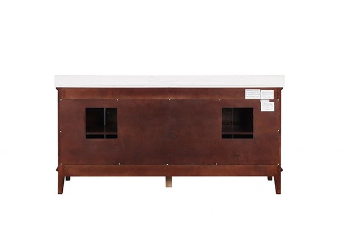 Almeria White/Cherry Vanity Set - Image 4