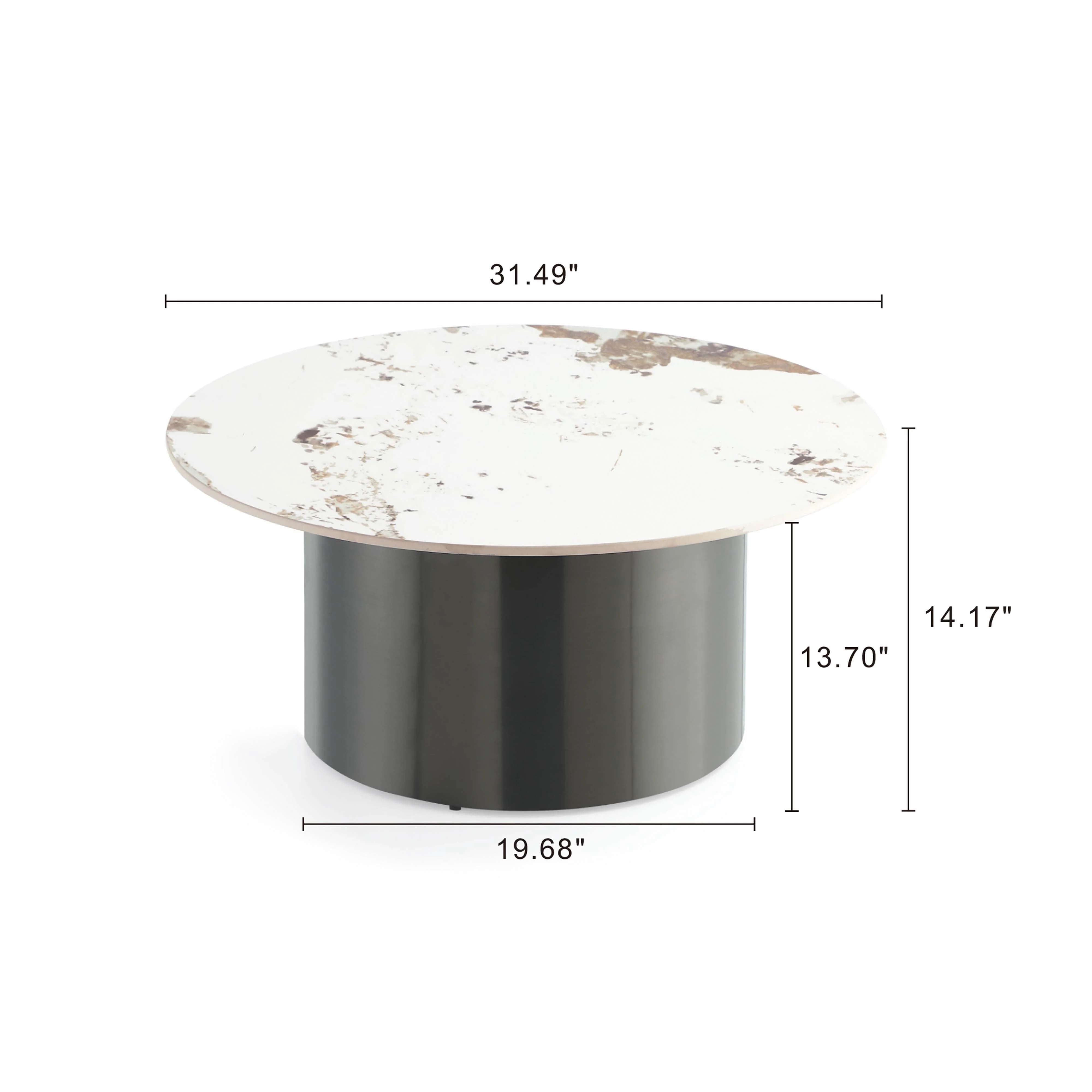 Alondra Coffee Table in Black - Image 3