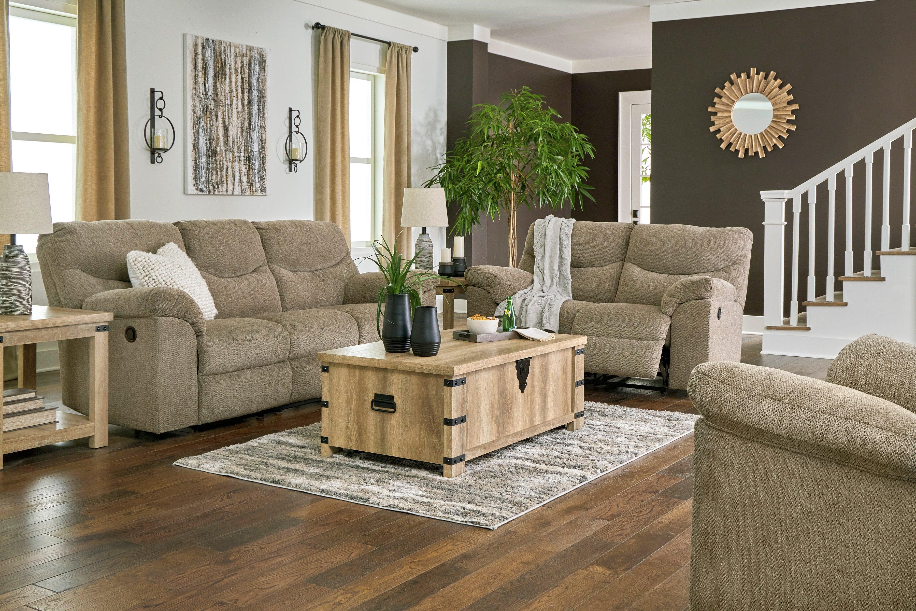 Alphons Briar Manual Reclining Living Room Set - Image 2
