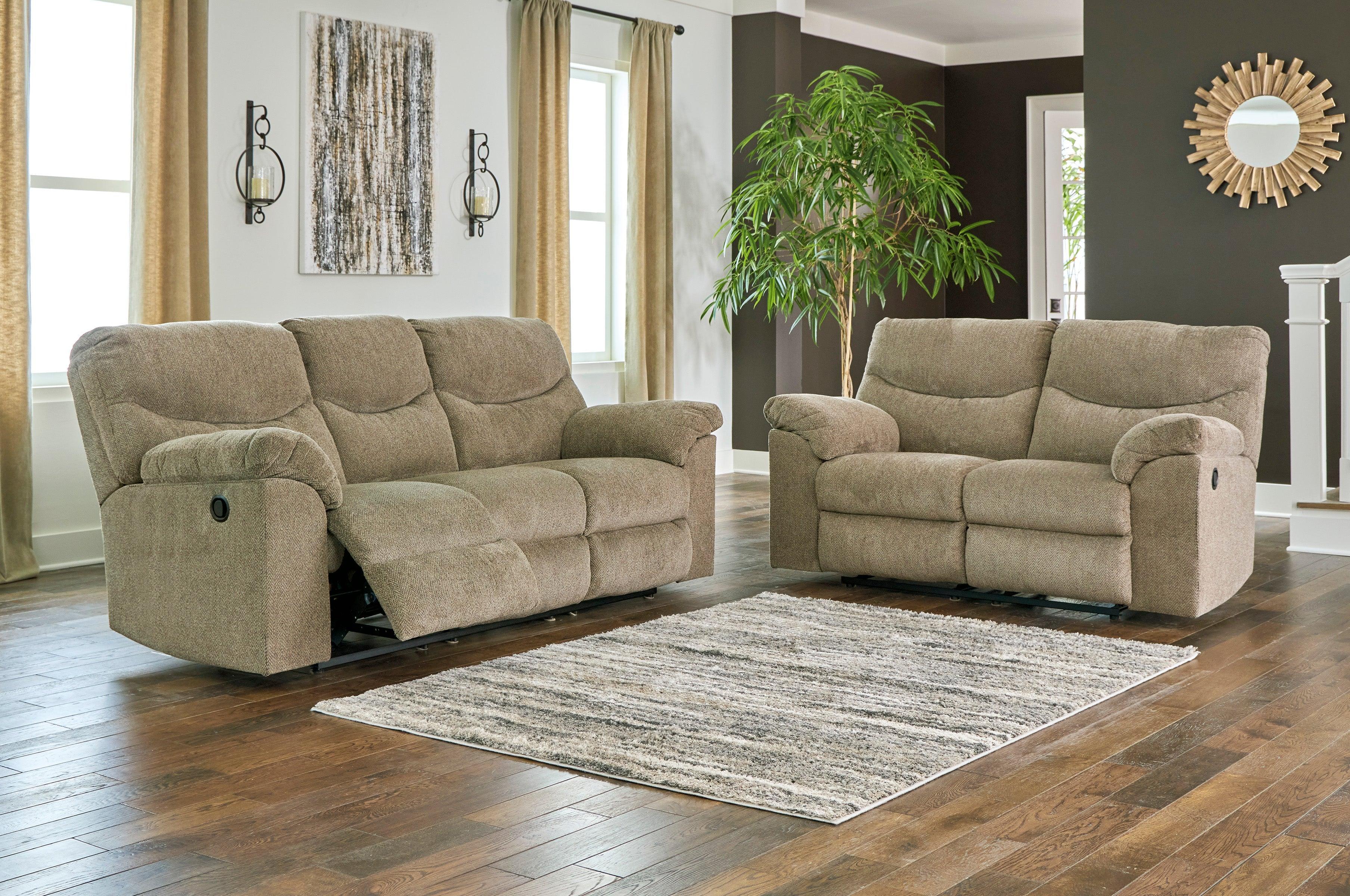 Alphons Briar Manual Reclining Living Room Set - Image 5