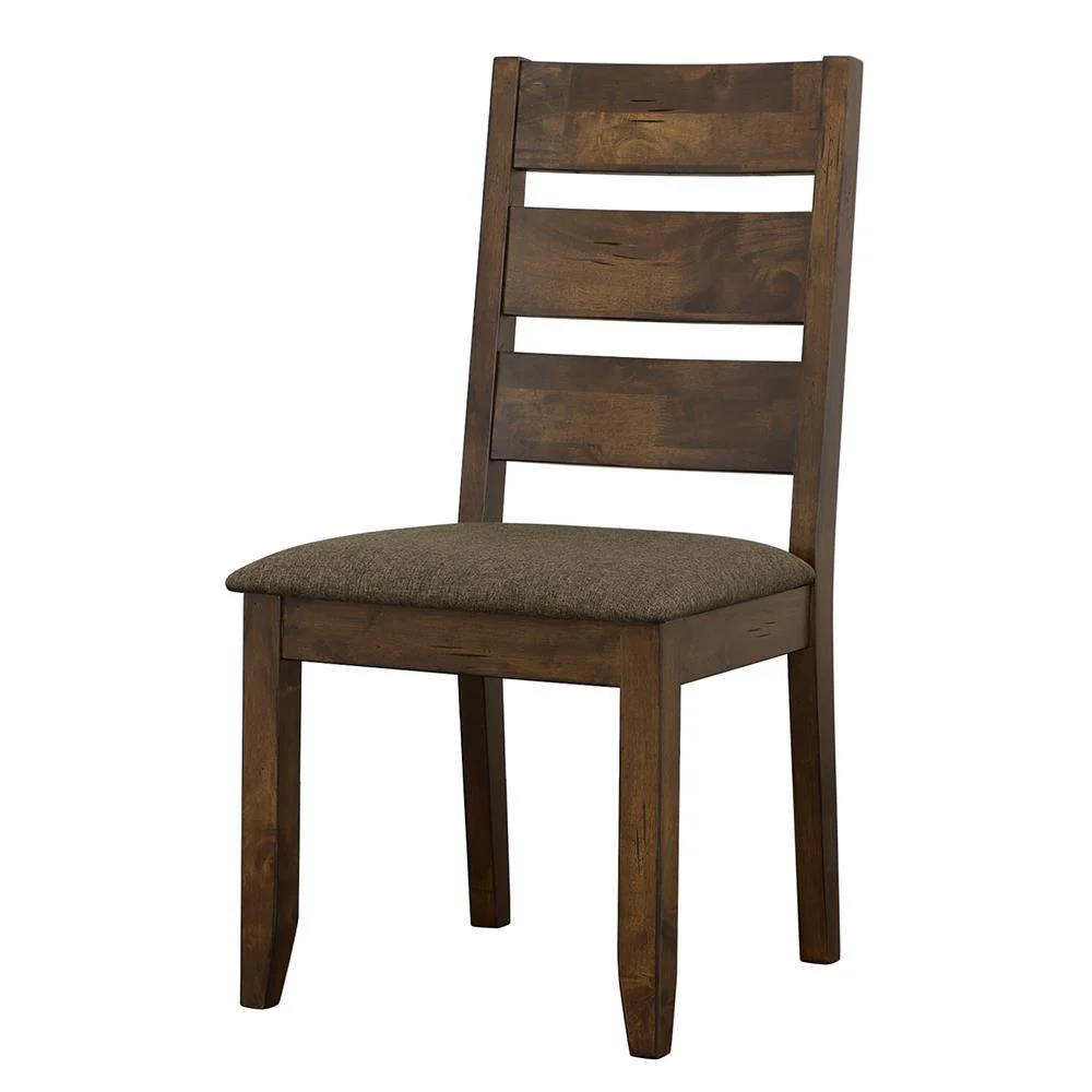 Alston Knotty Nutmeg/Gray Ladder Back Dining Side Chairs, Set of 2 - Image 2