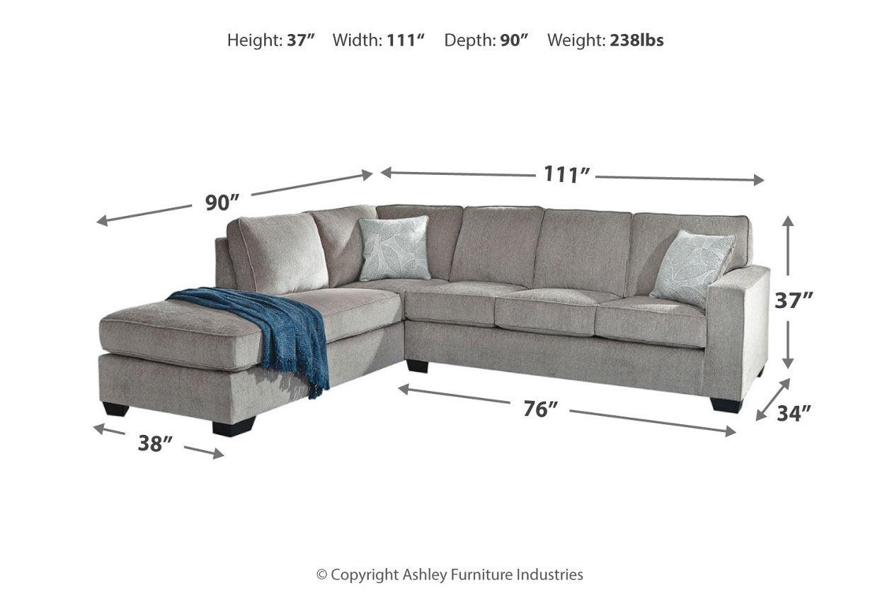 Altari Alloy 2-Piece Left Arm Facing Chaise Sectional - Image 4