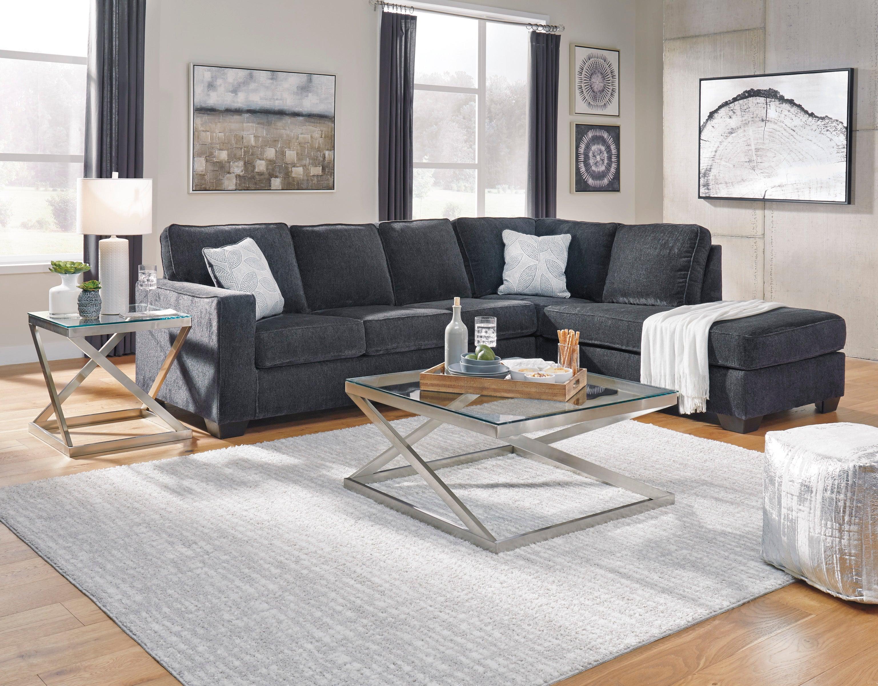Altari Slate 2-Piece Right Arm Facing Chaise Sleeper Sectional - Image 8